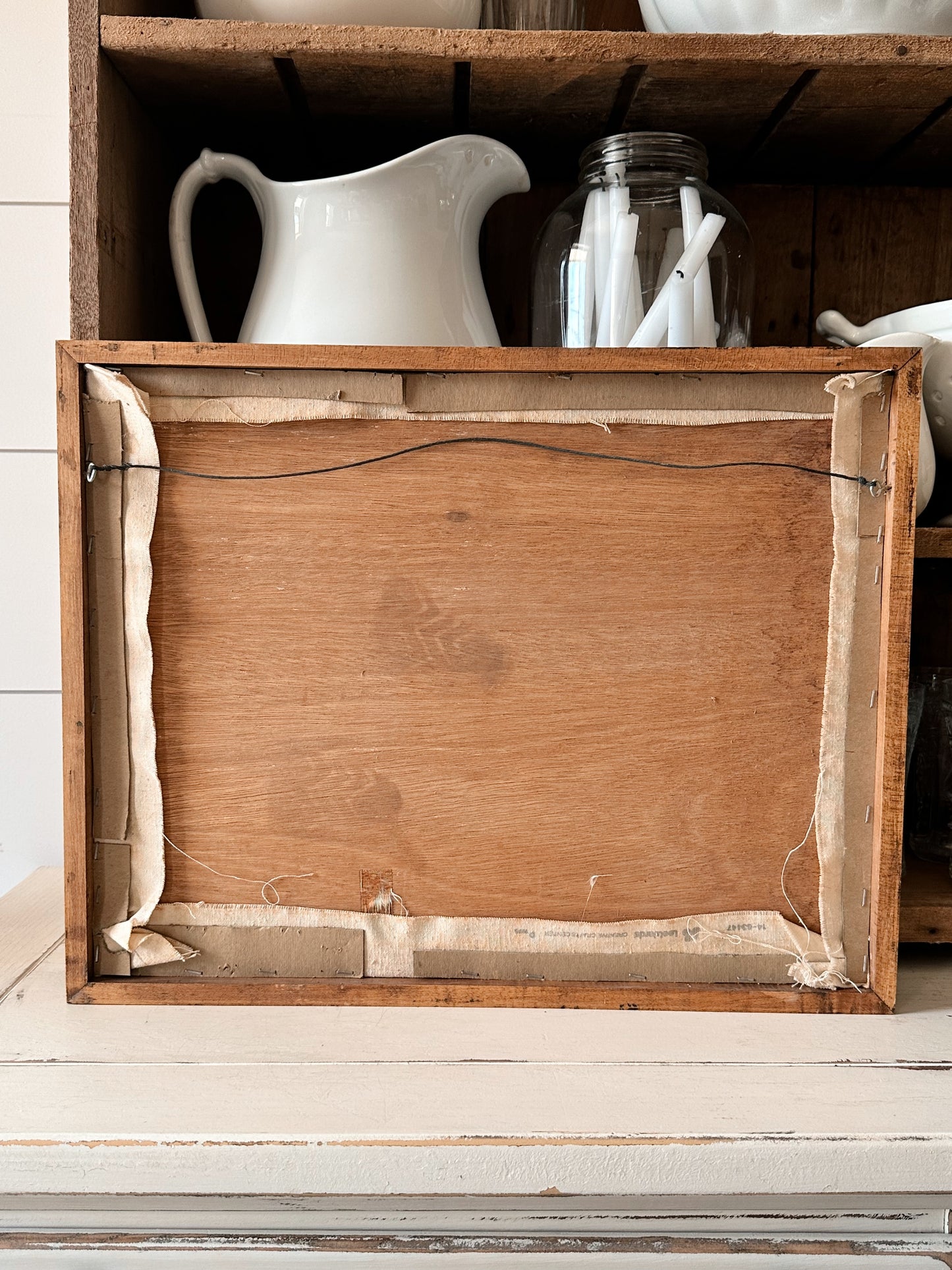 Vintage Embroidered “A Stitch In Time”