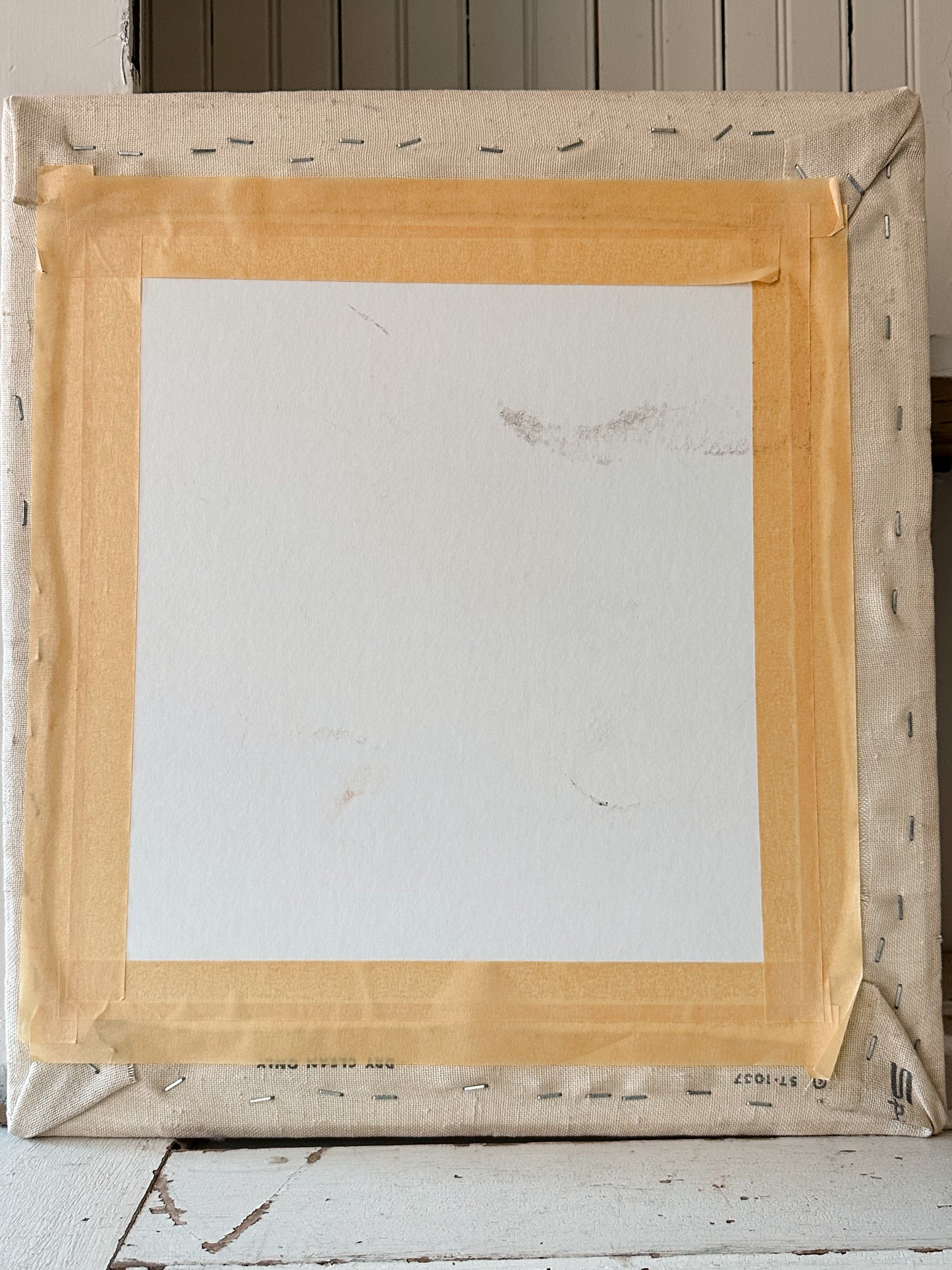 Vintage Park Scene Crewel Work