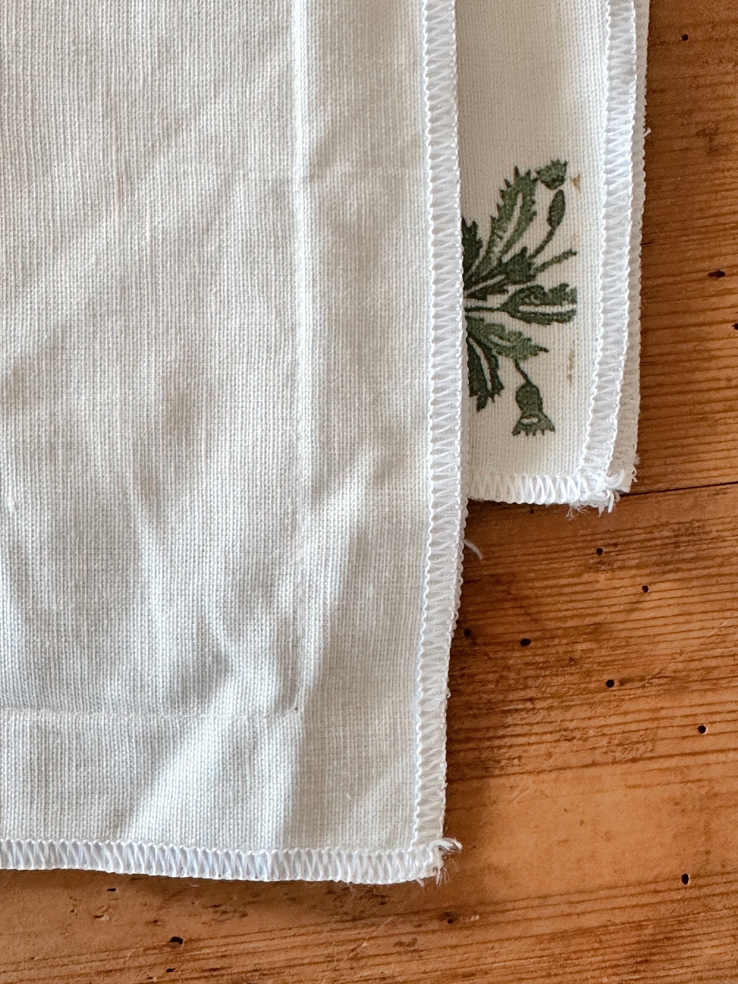 Amalthea Block Print Pillow Cover in Blue