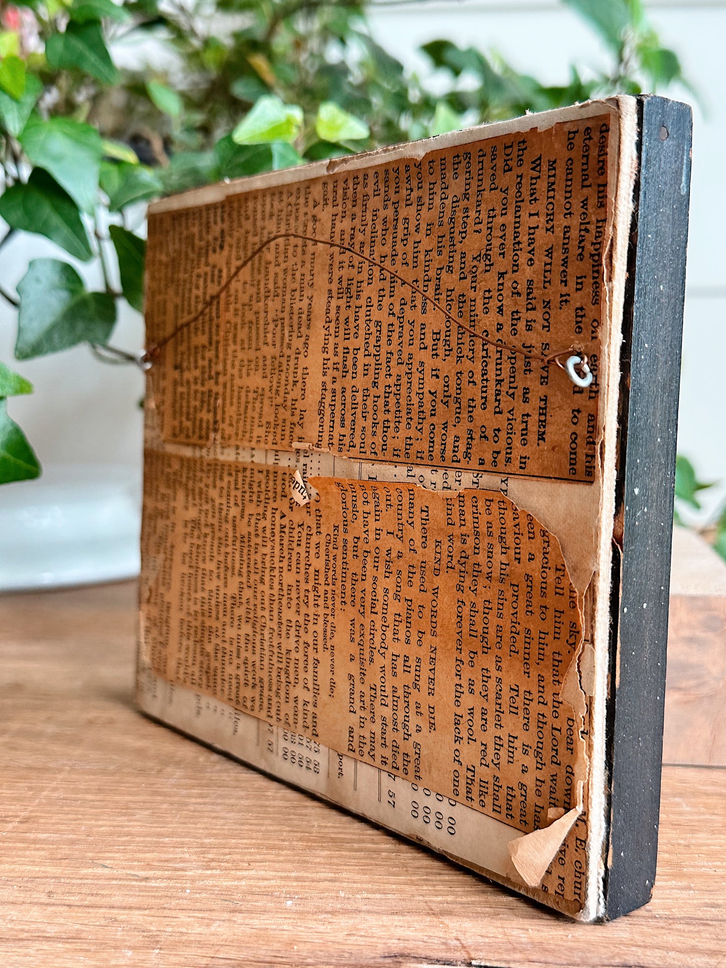 Antique Framed Hand Made Doll Purse