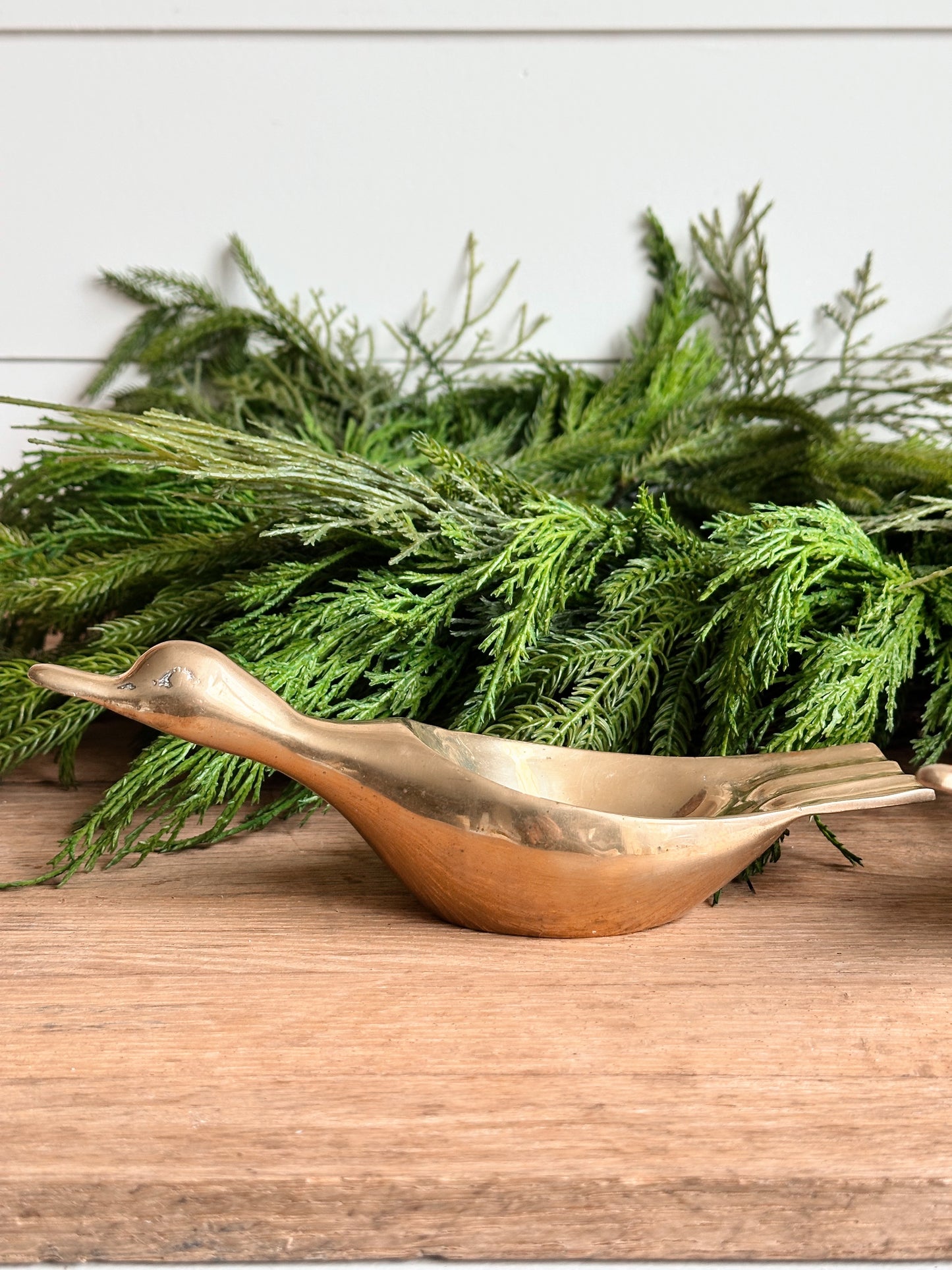 Vintage Brass Duck Scoop (ashtray)