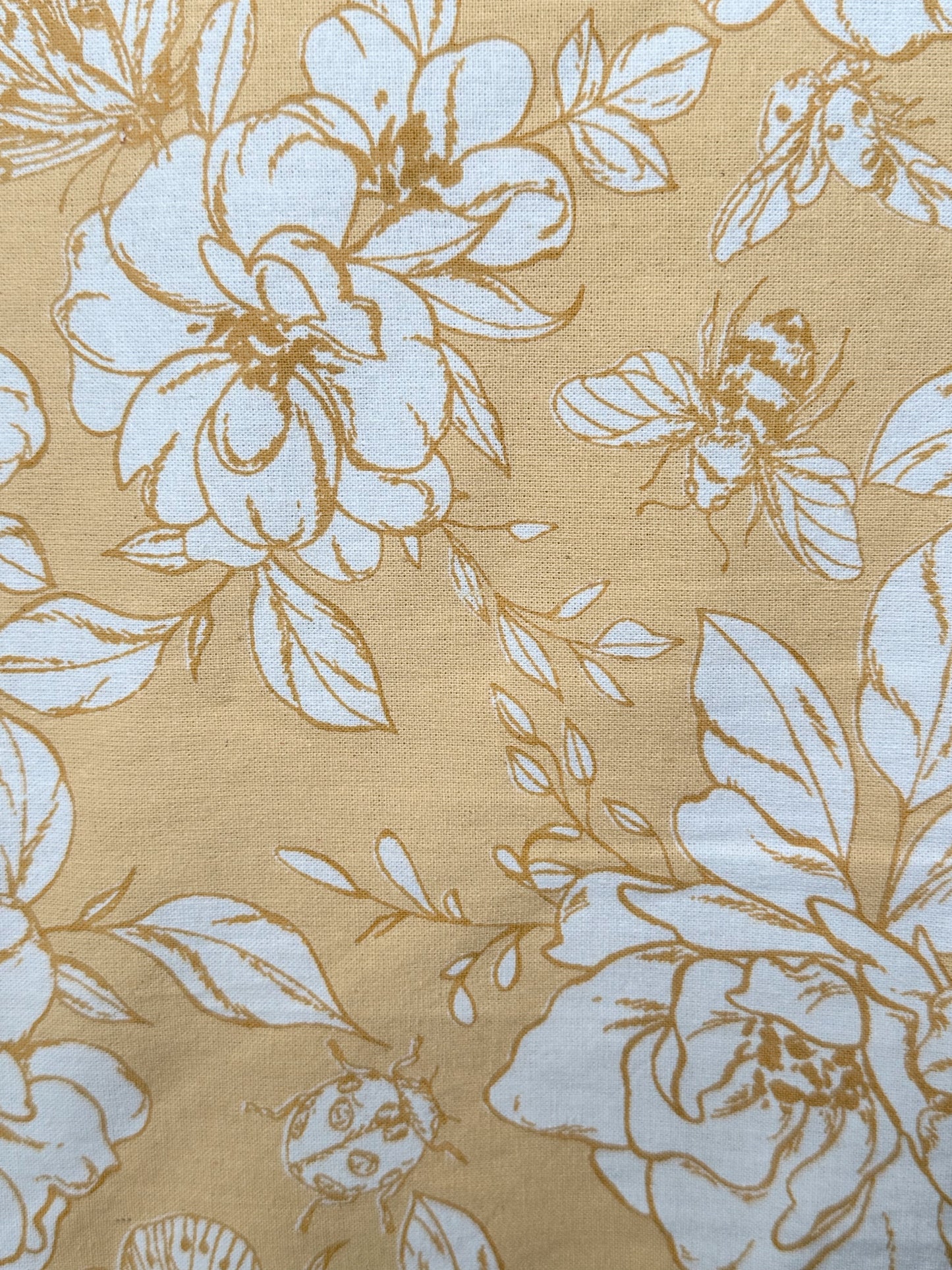 June Bug Yellow Tablecloth