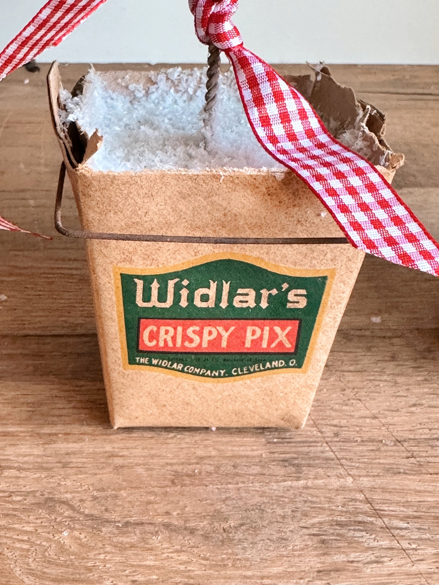 Antique Widlar’s Crispy Pix Bottle Brush Trees