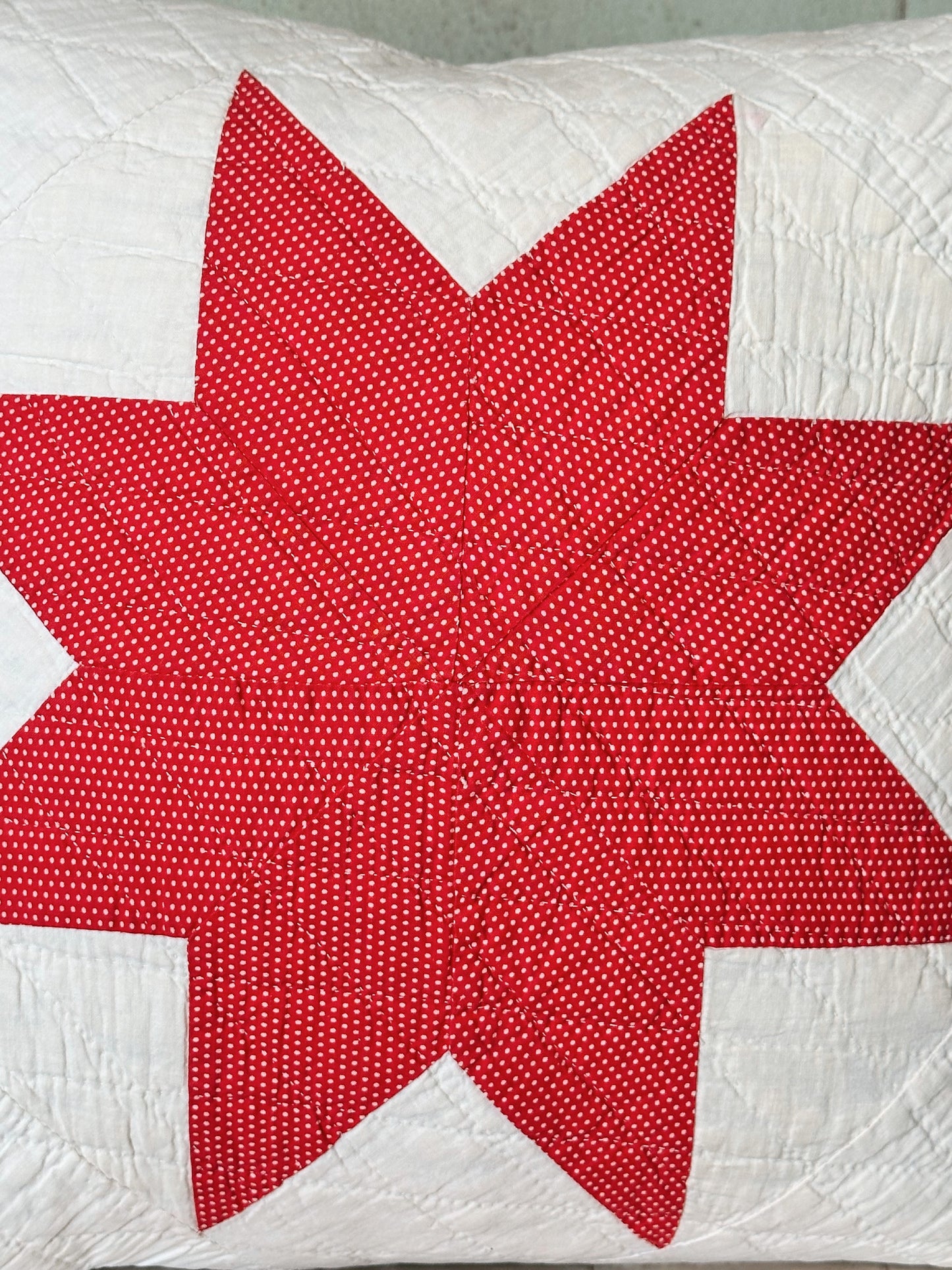 Handmade Vintage Quilt Pillow