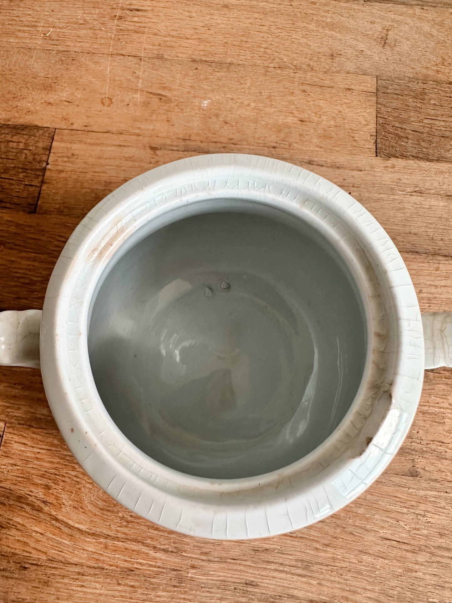 Antique Ironstone Sugar Pot