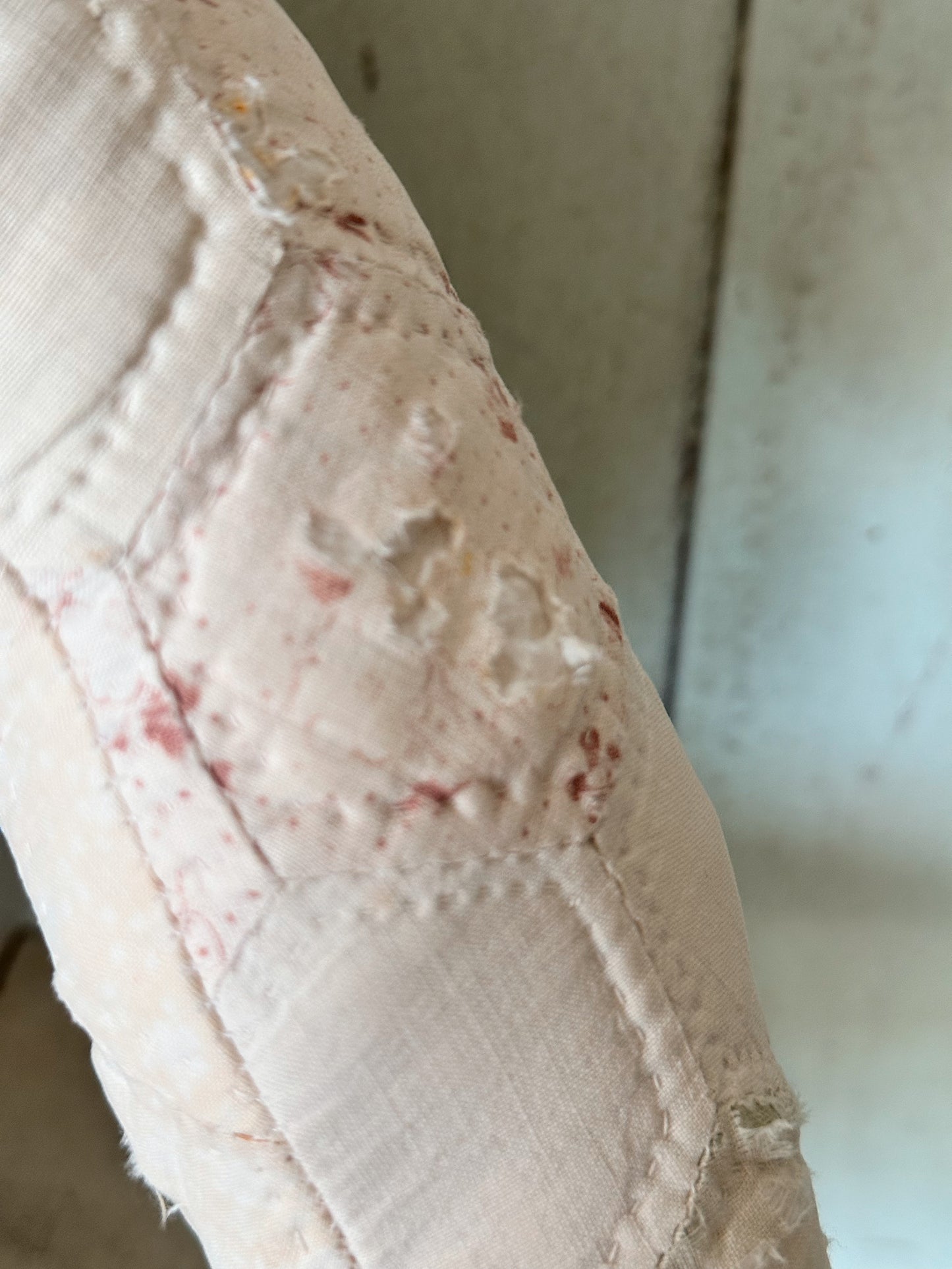 Handmade Vintage Quilt Teddy Bear