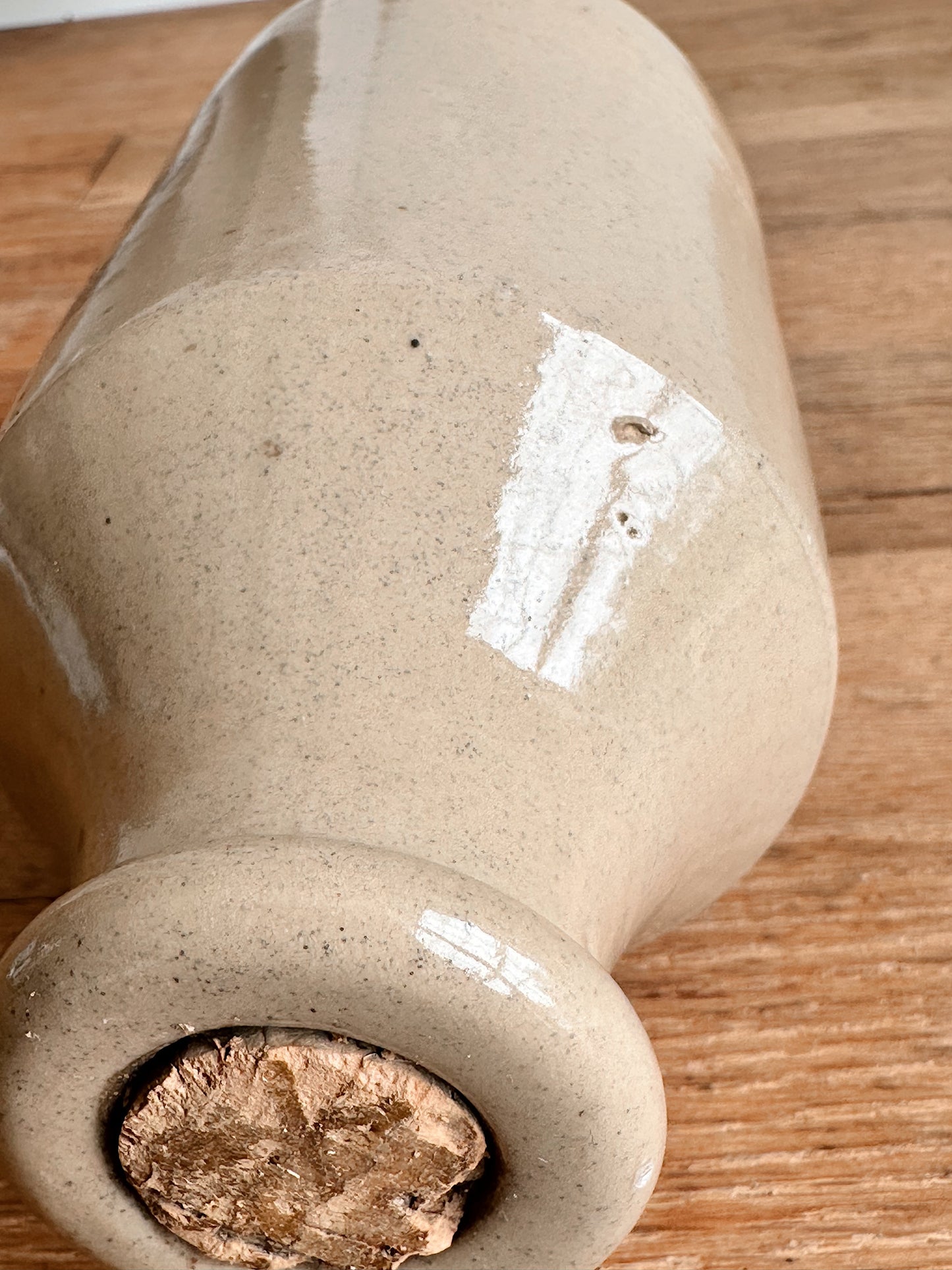 Vintage Stoneware Cooking Oil Bottle, Made in England