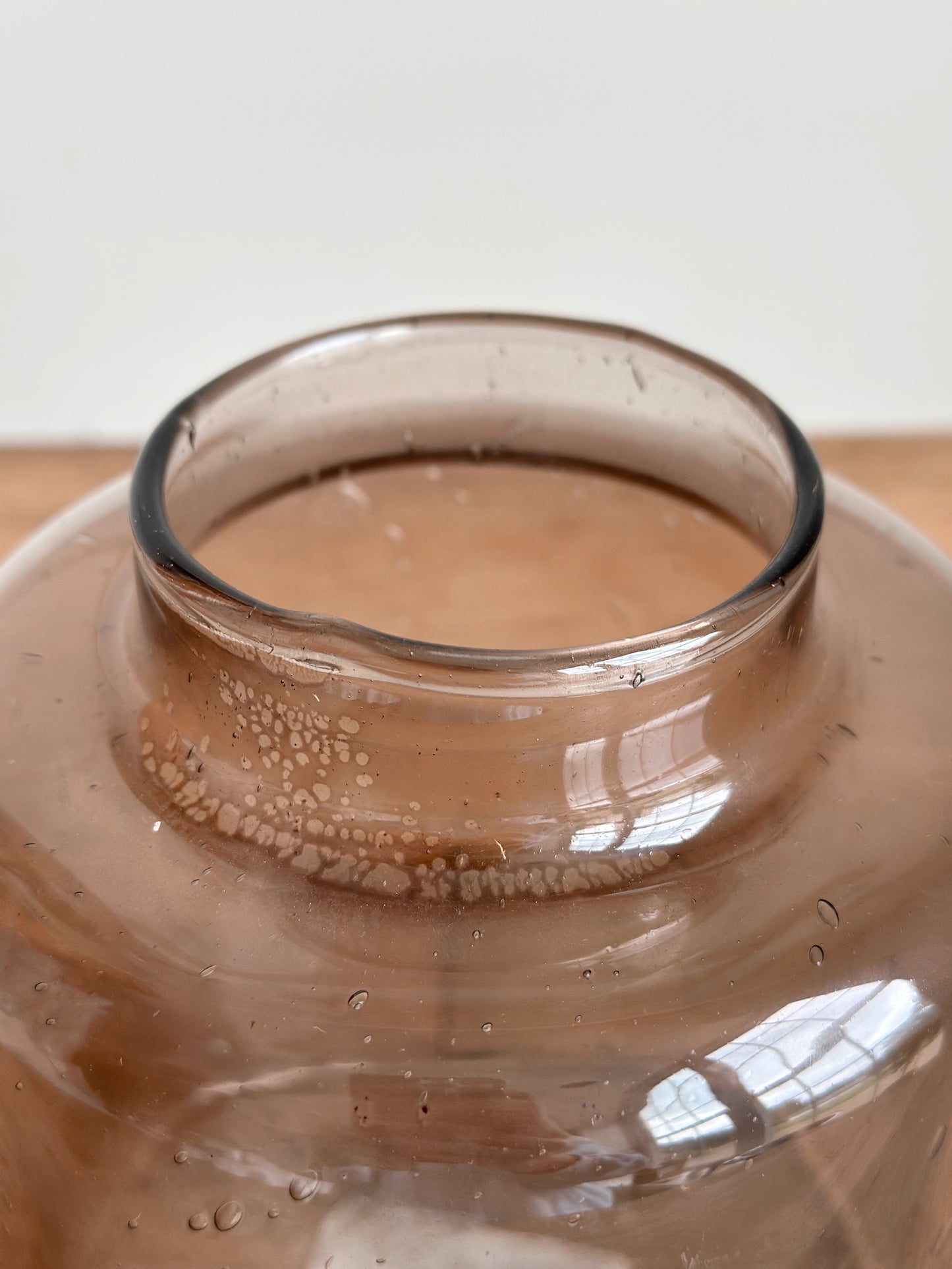 Mouth Blown Glass Vase