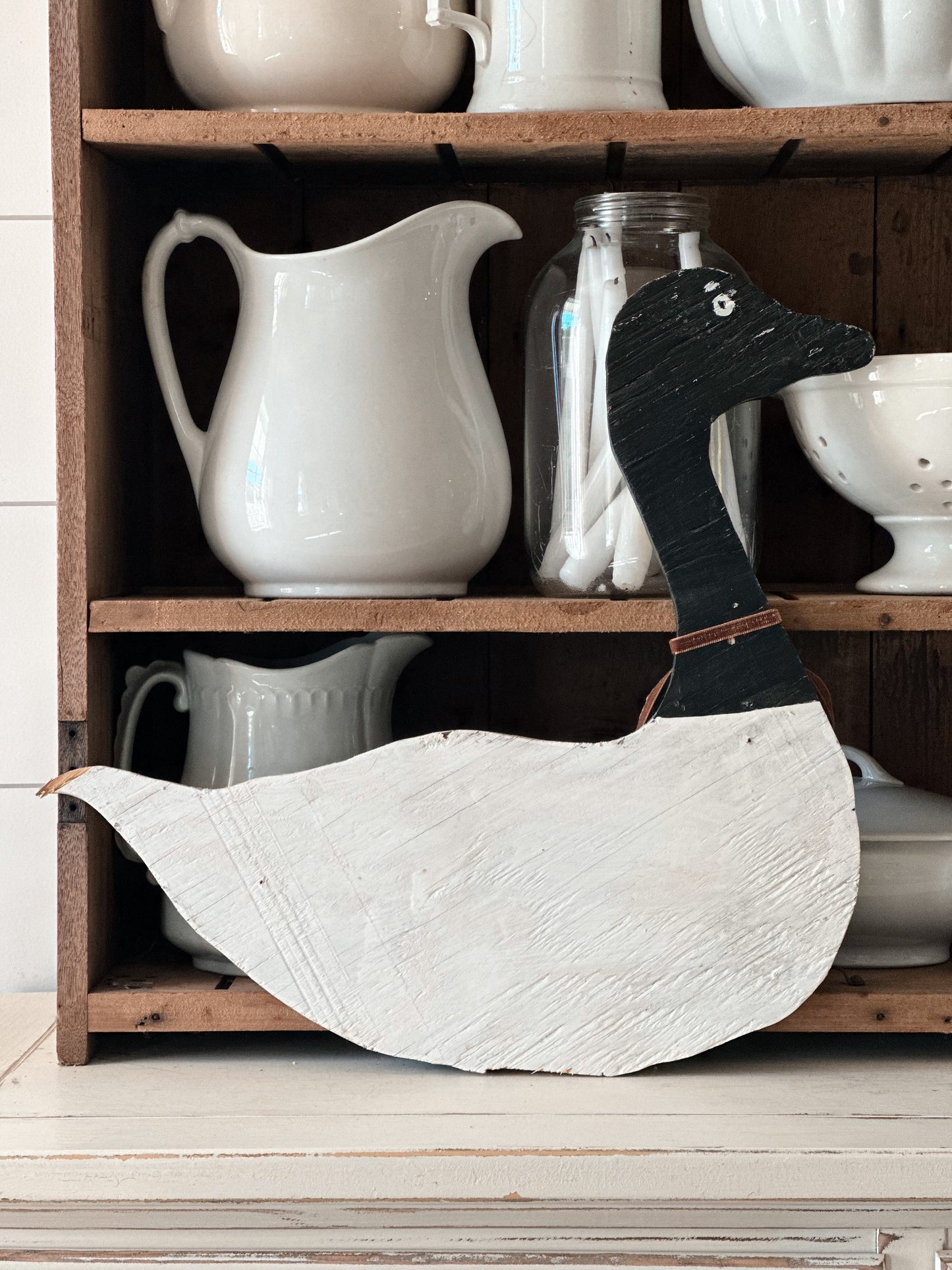 Vintage Wood Goose Decoy