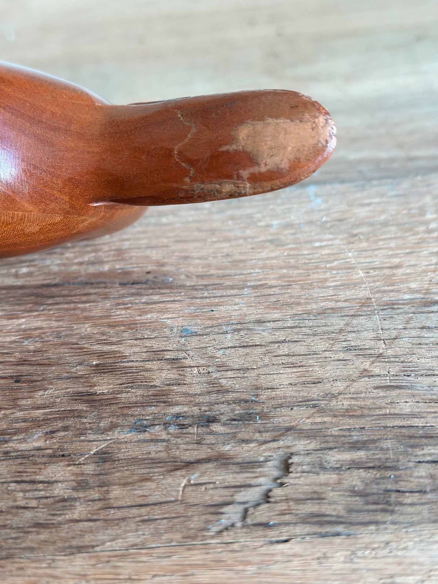 Vintage Carved Wood Duck