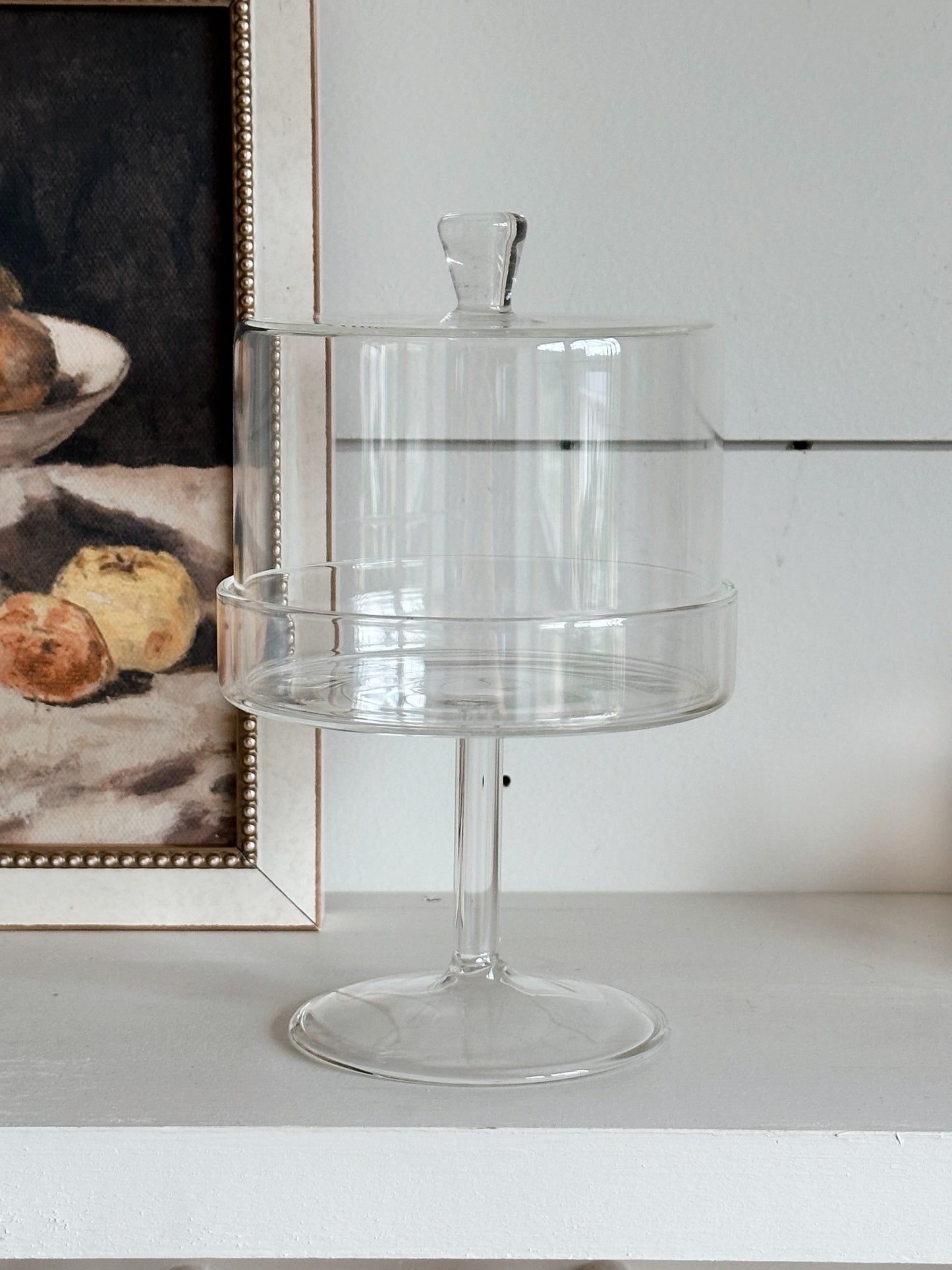 Glass Pedestal & Cloche