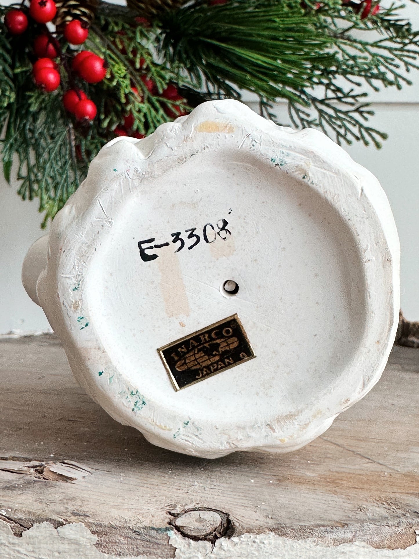 Vintage Santa Candle Holder, Japan