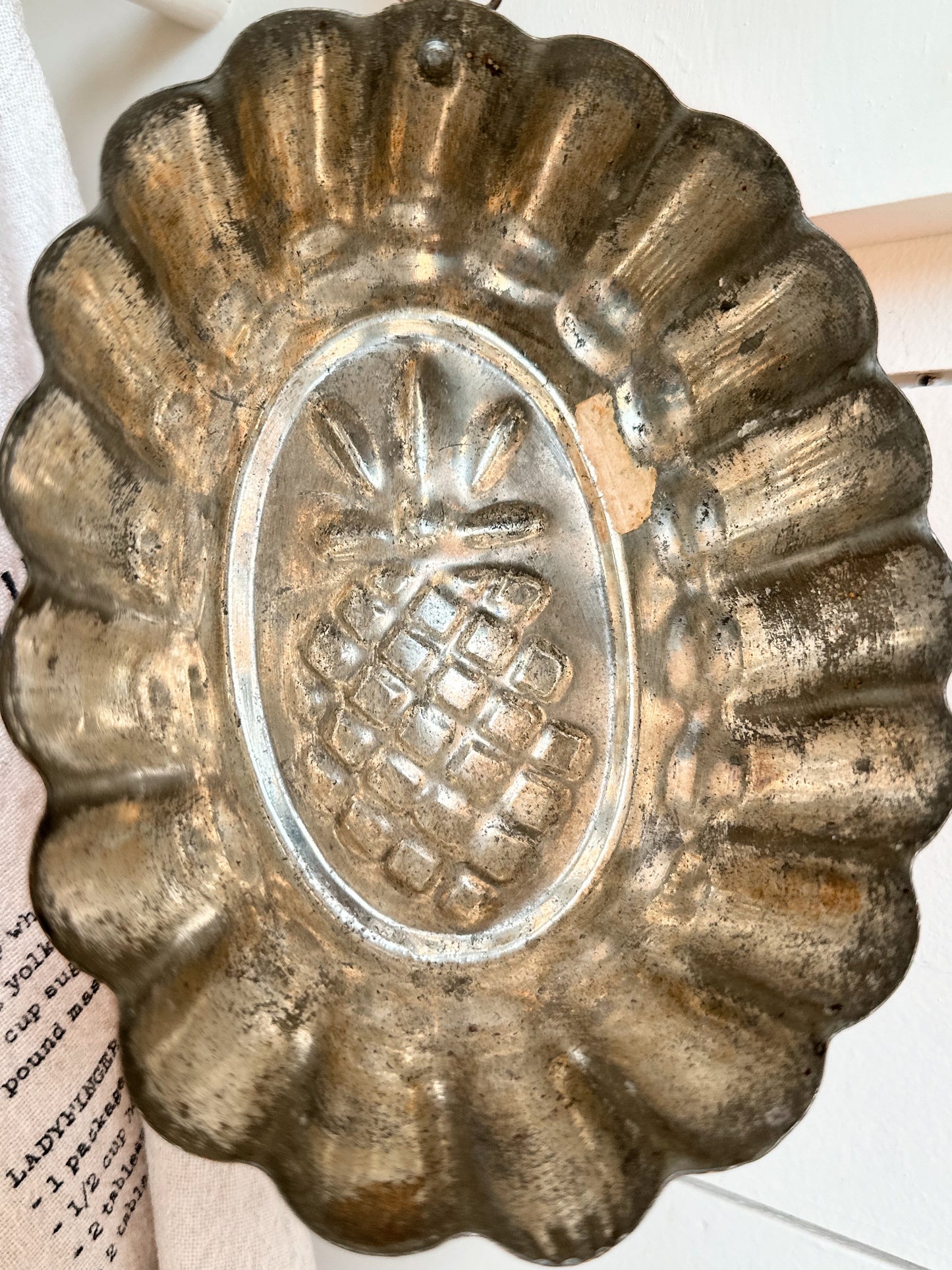 Vintage Copper Pineapple Mold