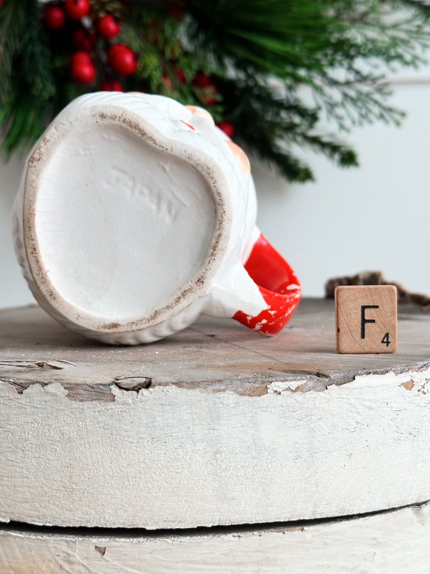 Vintage Santa Mug, Japan