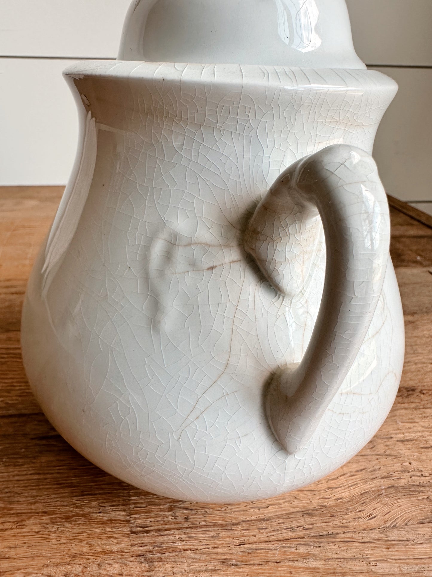Antique Ironstone Sugar Pot