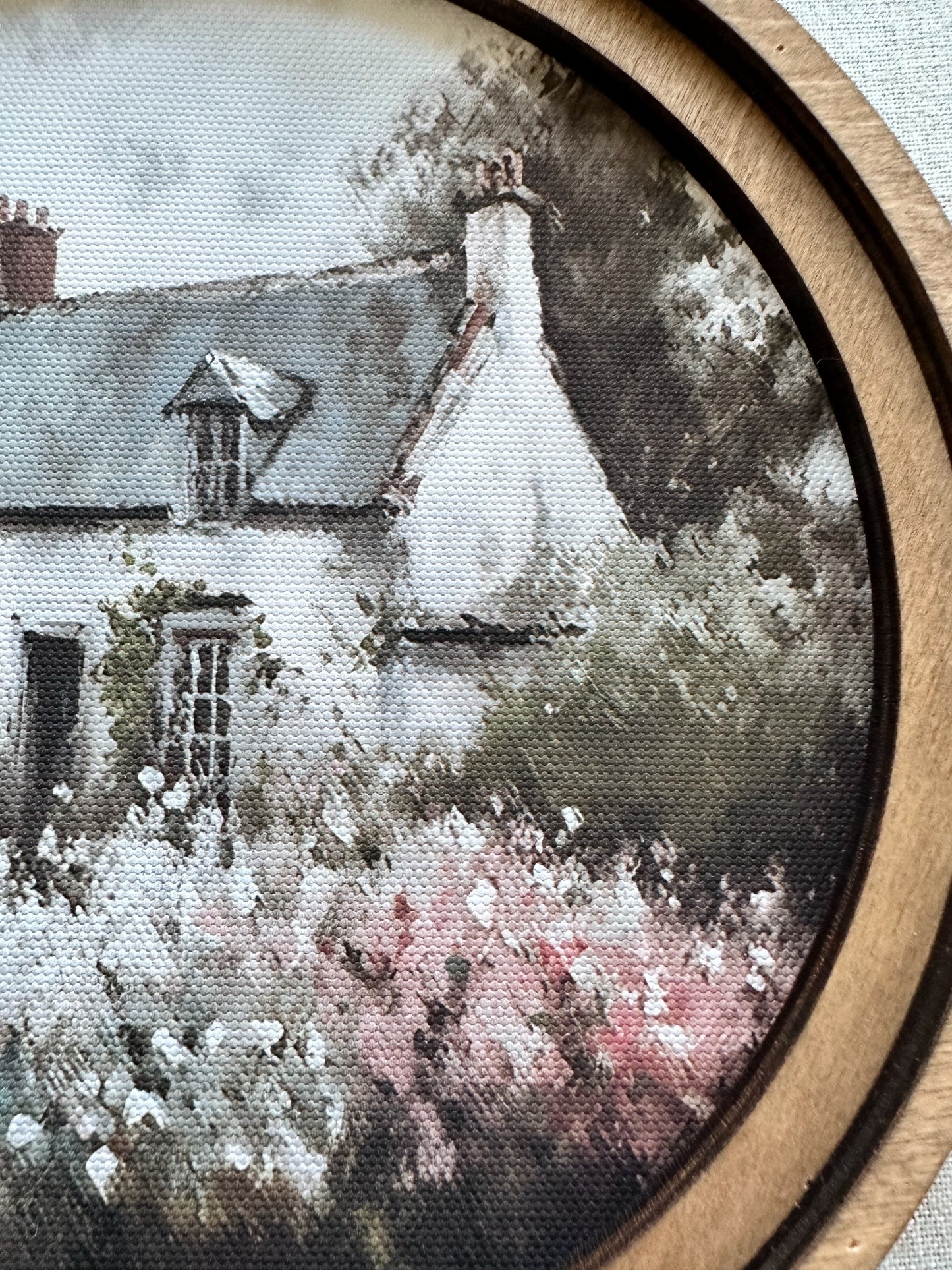 Petite Canvas Print, Spring Cottage