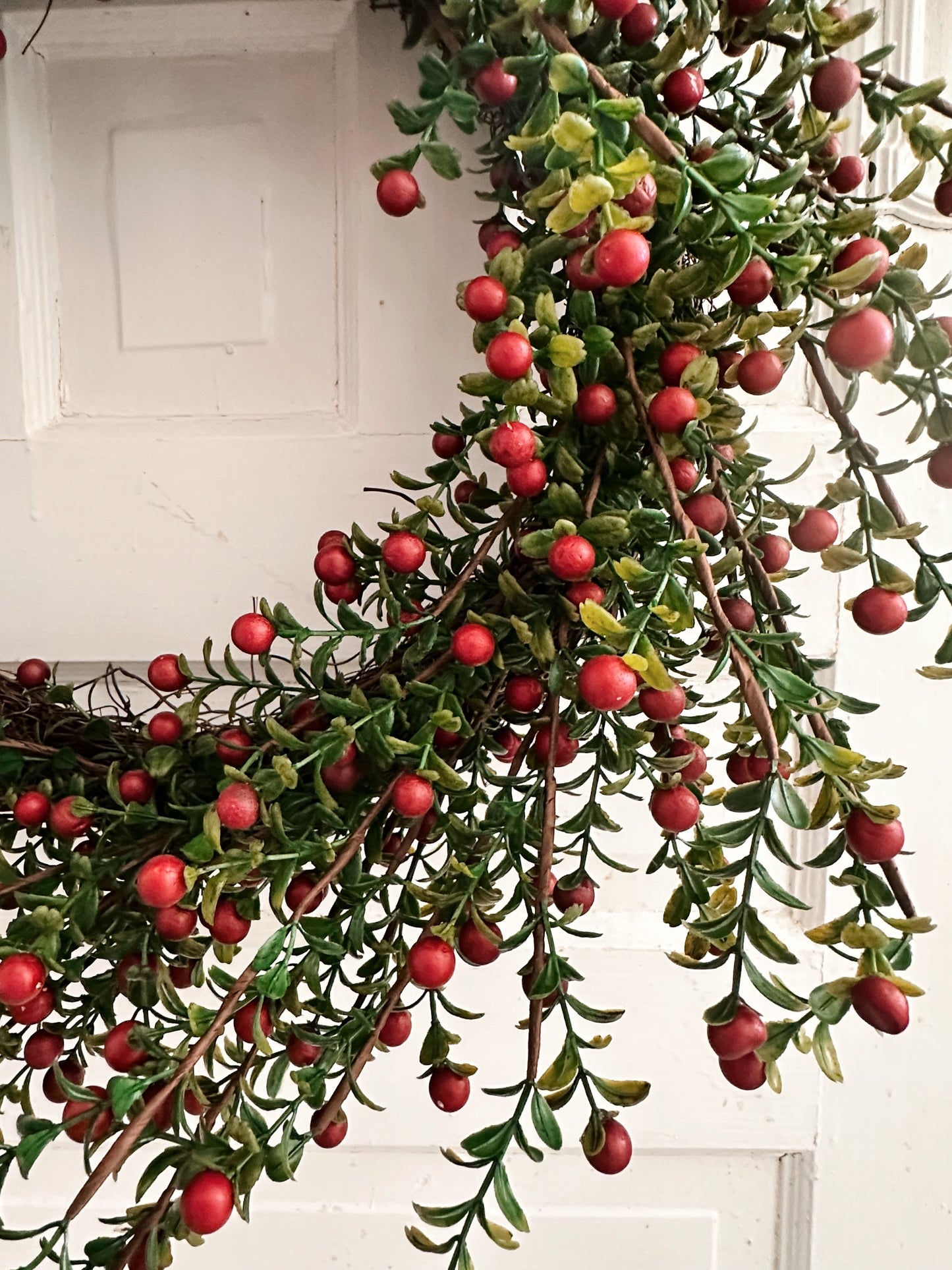 Cottage Christmas Berry Wreath