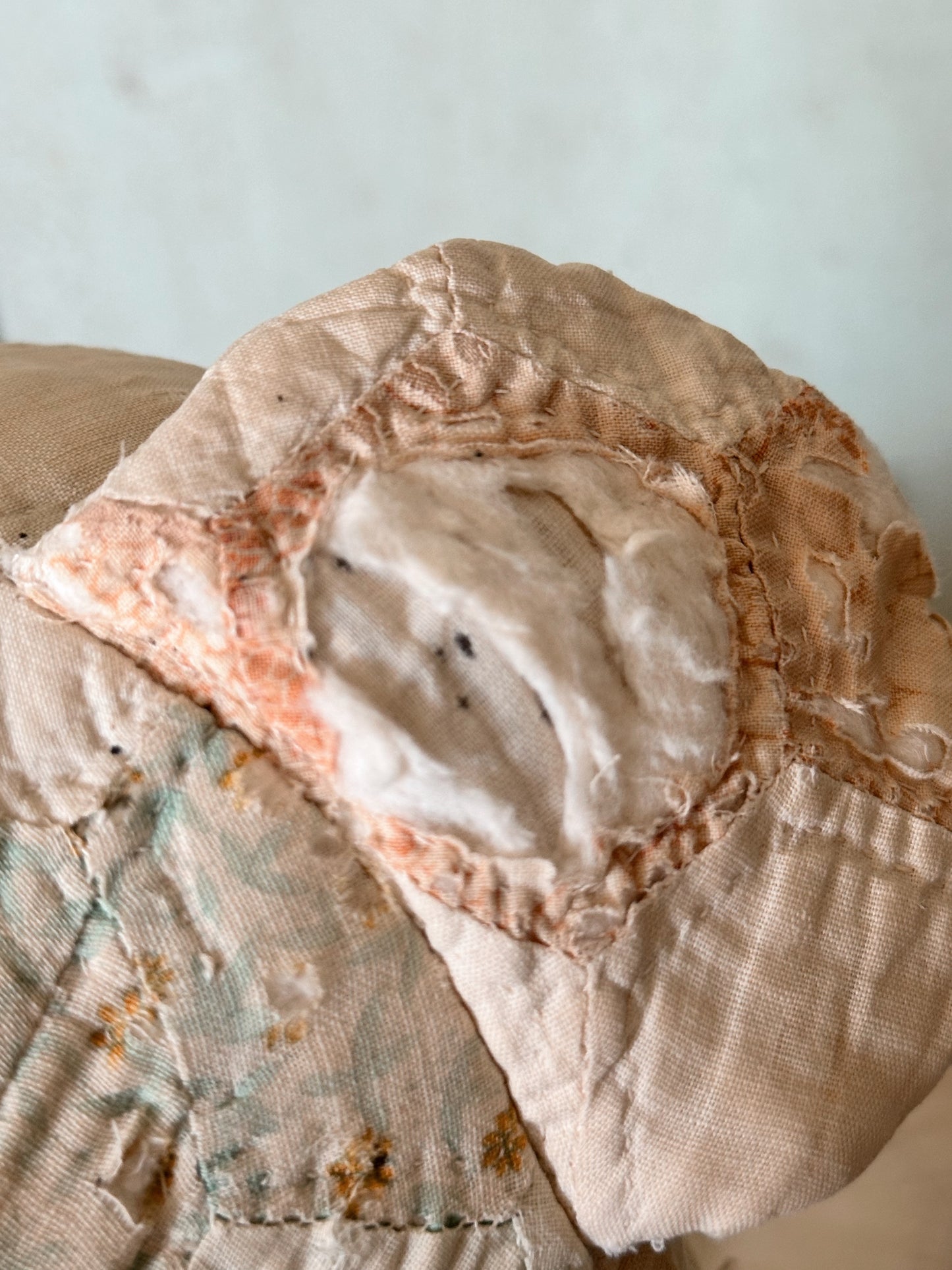 Handmade Vintage Quilt Teddy Bear