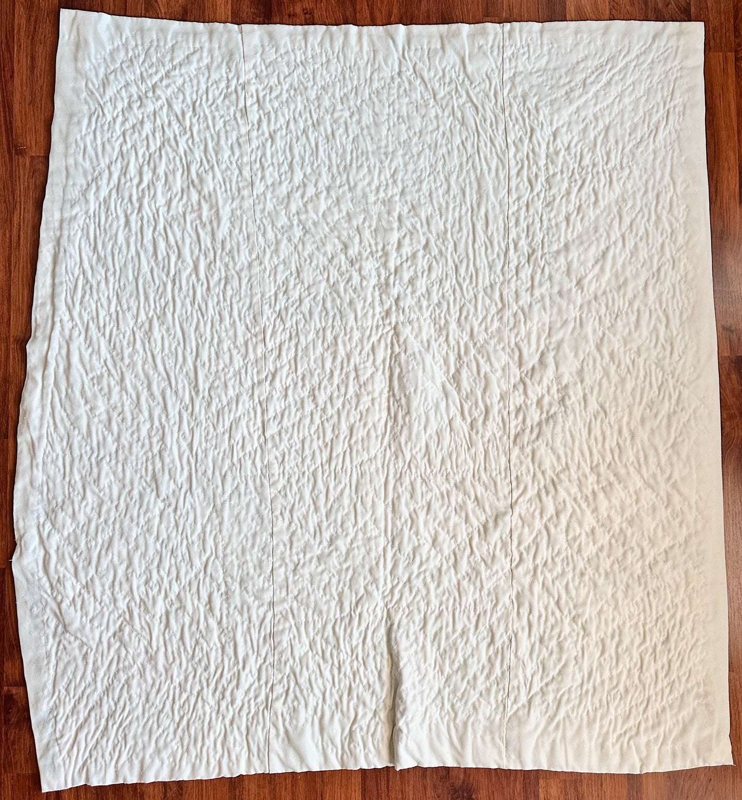Vintage Hand Stitched Postage Stamp Patchwork Crib Quilt