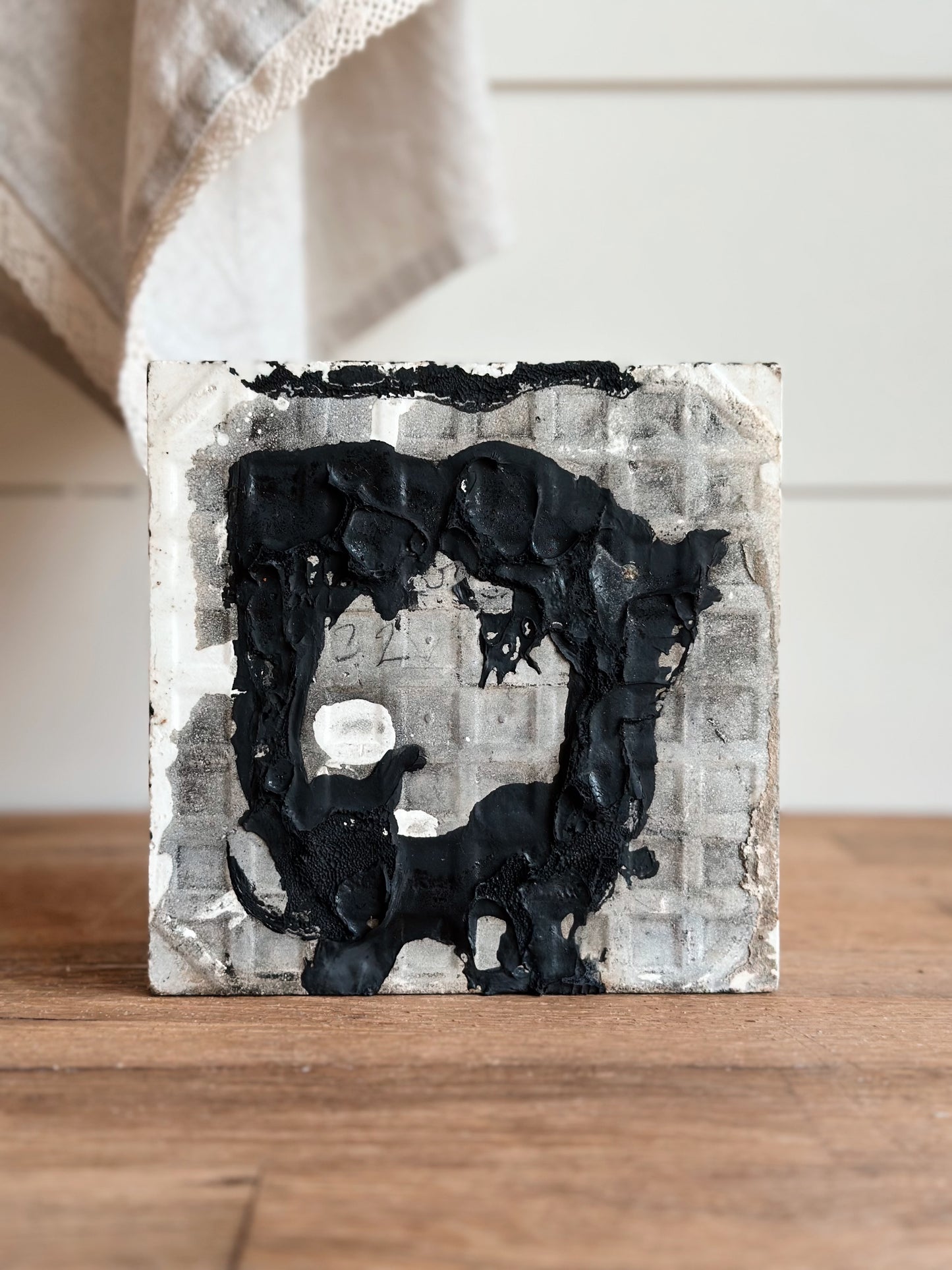 Antique MINTON William Wise Farm Animal Tile (goats)