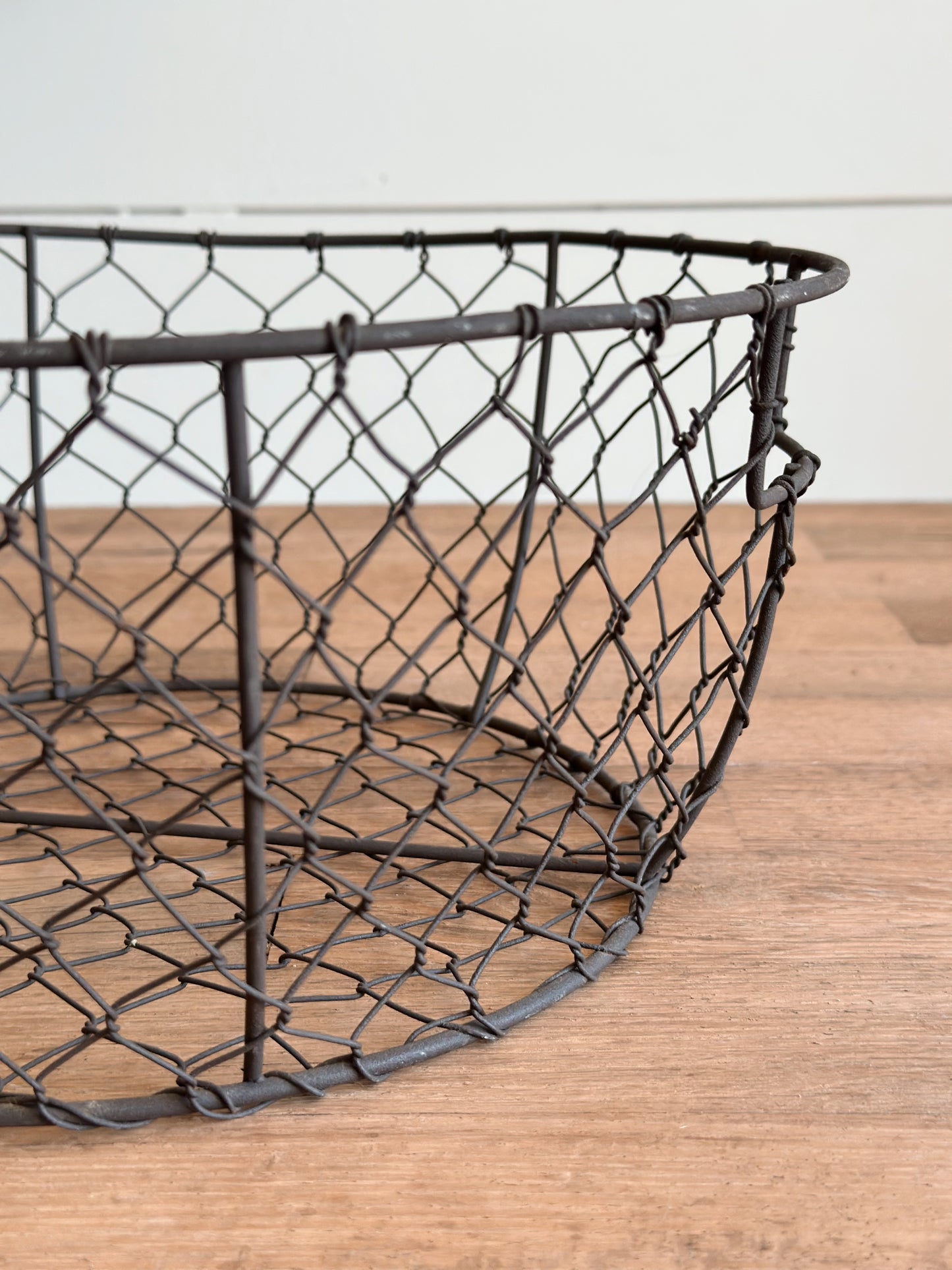 Found Round Wire Basket