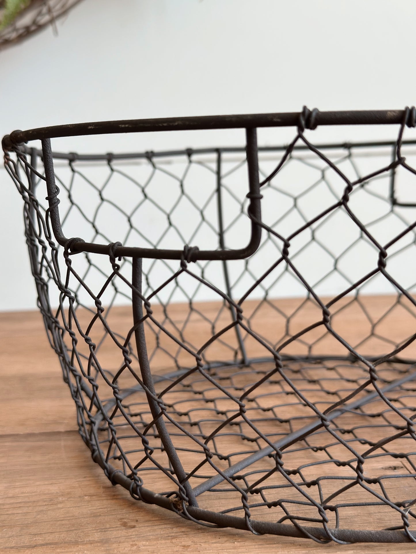 Found Round Wire Basket