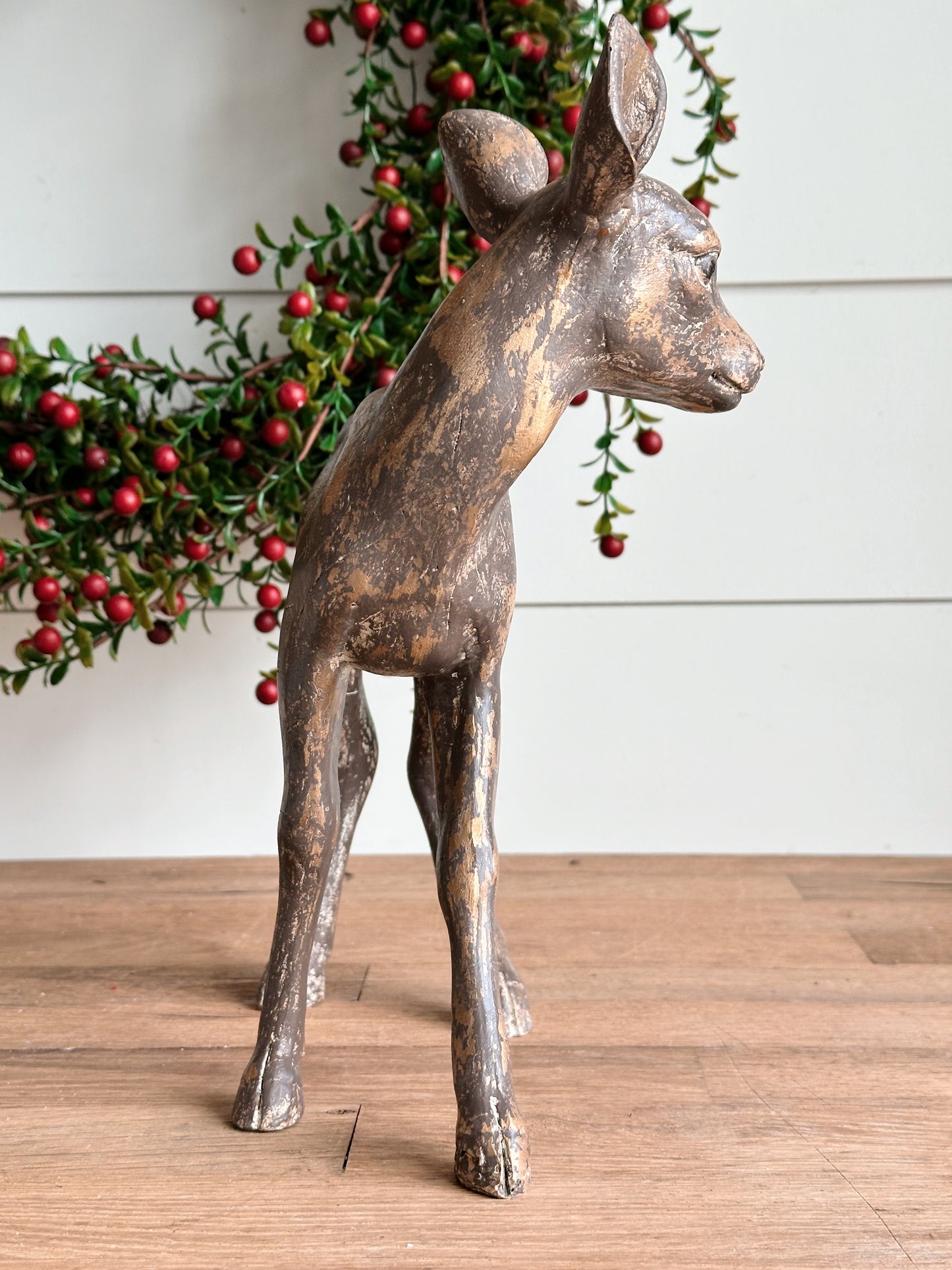 Vintage Hand Painted Deer