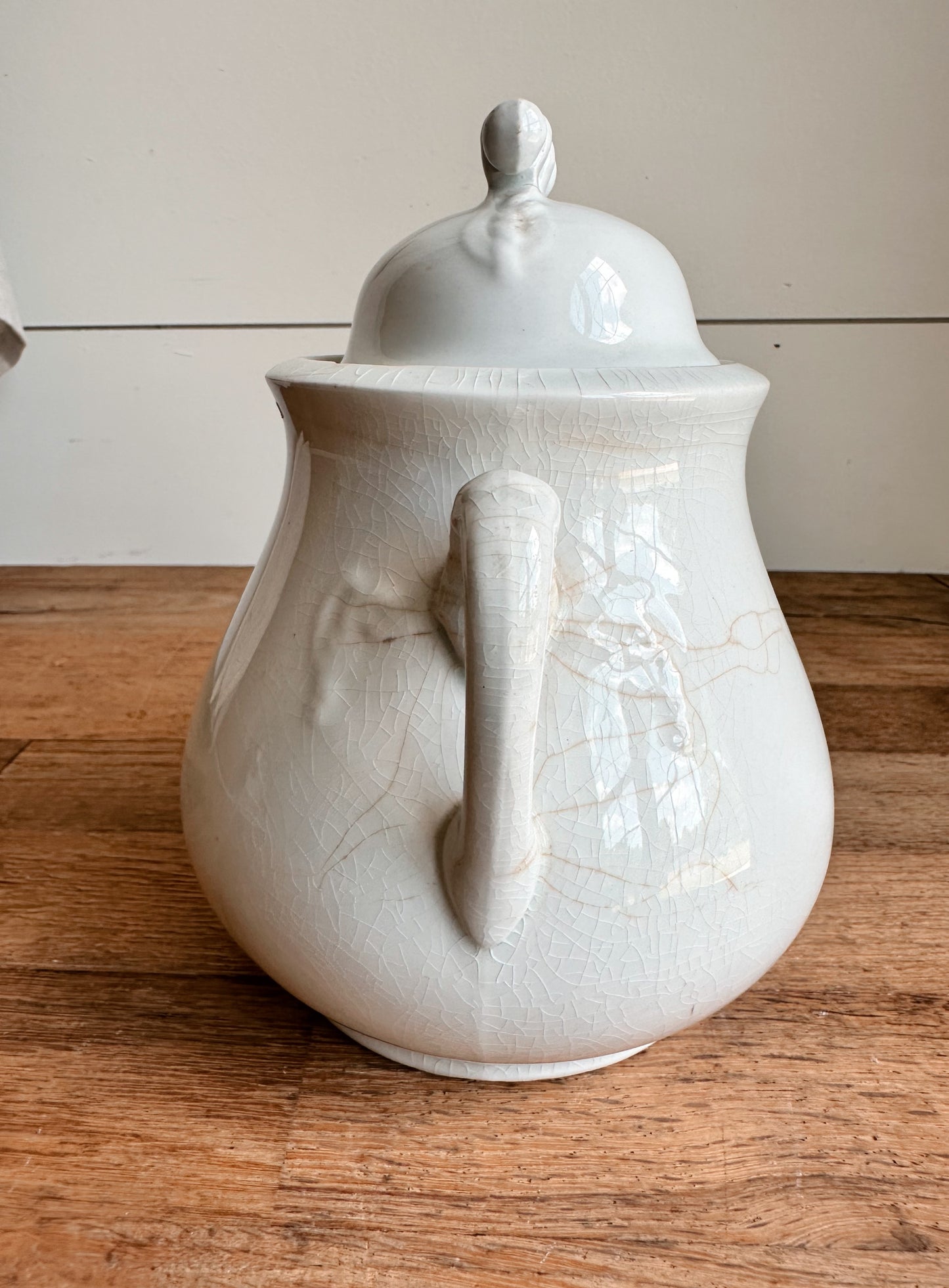 Antique Ironstone Sugar Pot