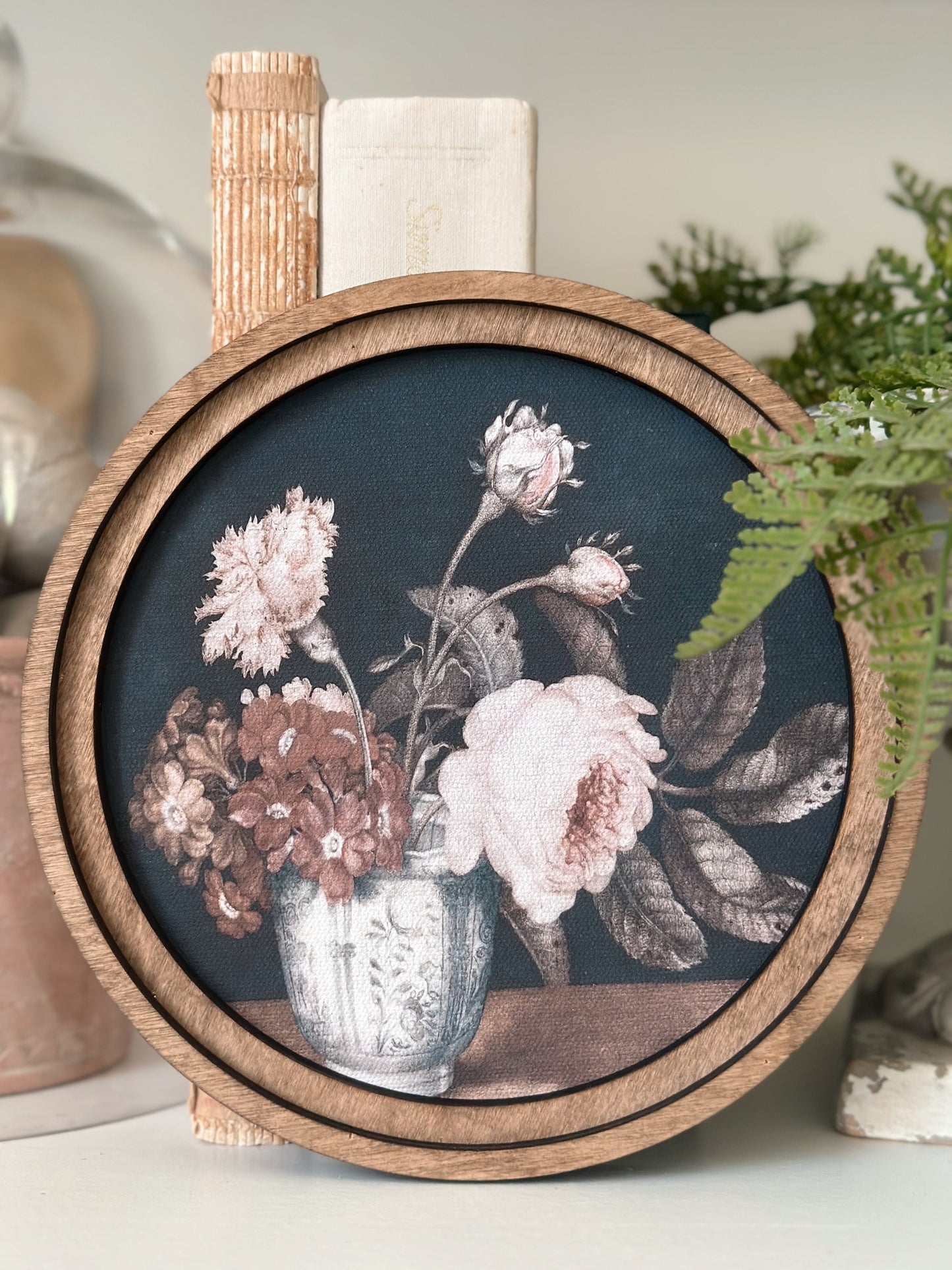 Petite Canvas Print, Vintage Flowers