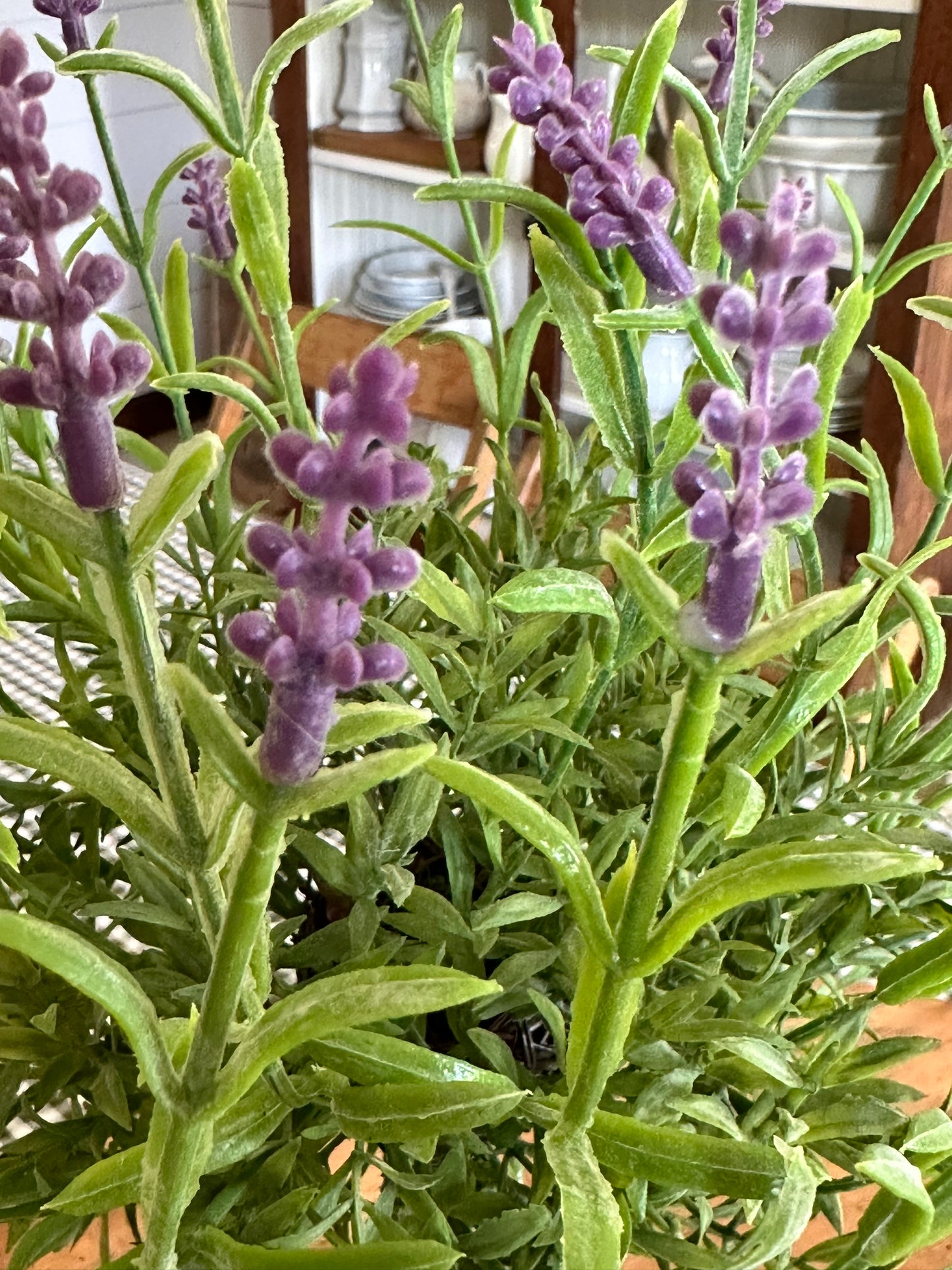 Faux Lavender Topiary
