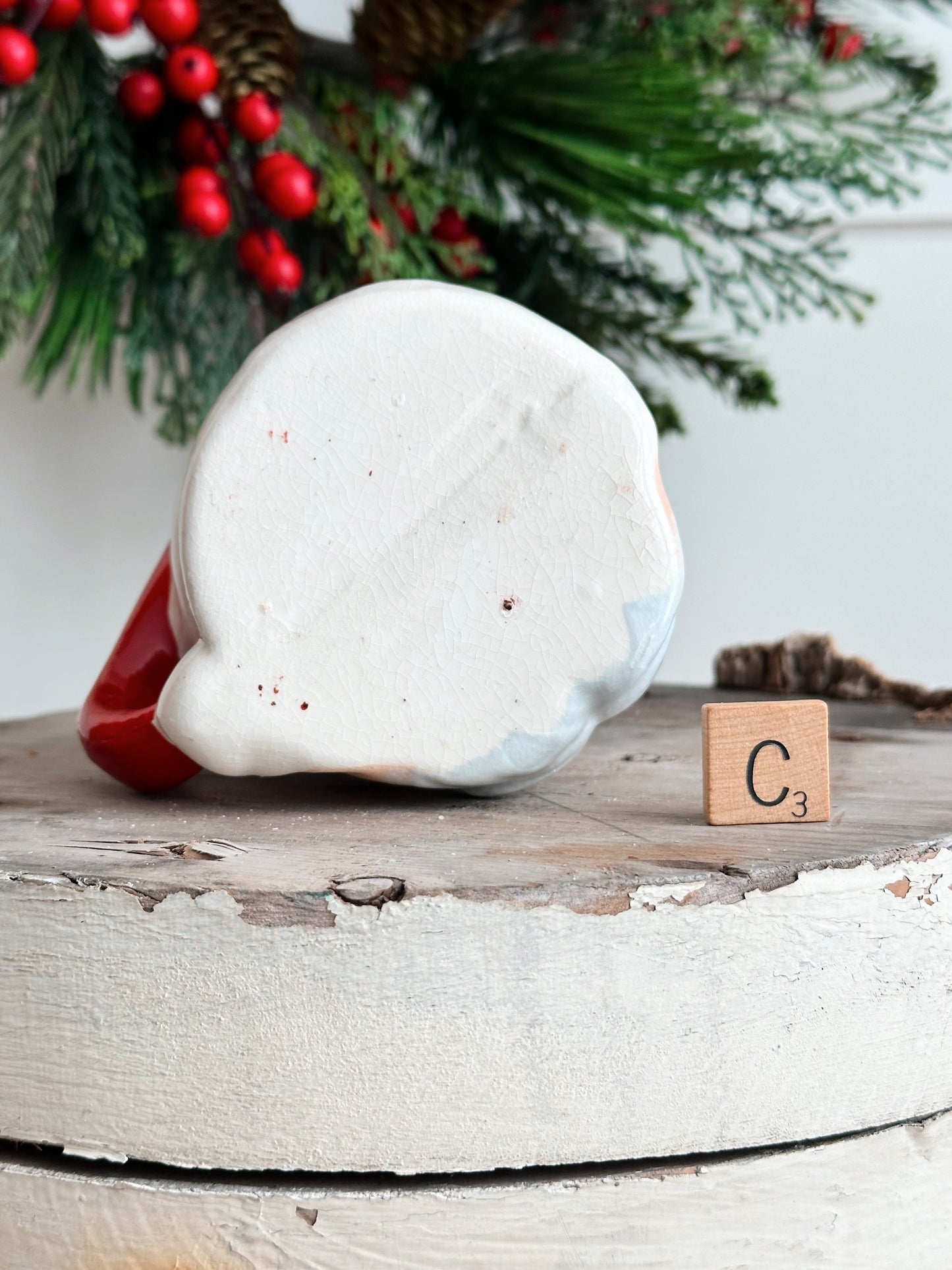 Vintage Santa Mug
