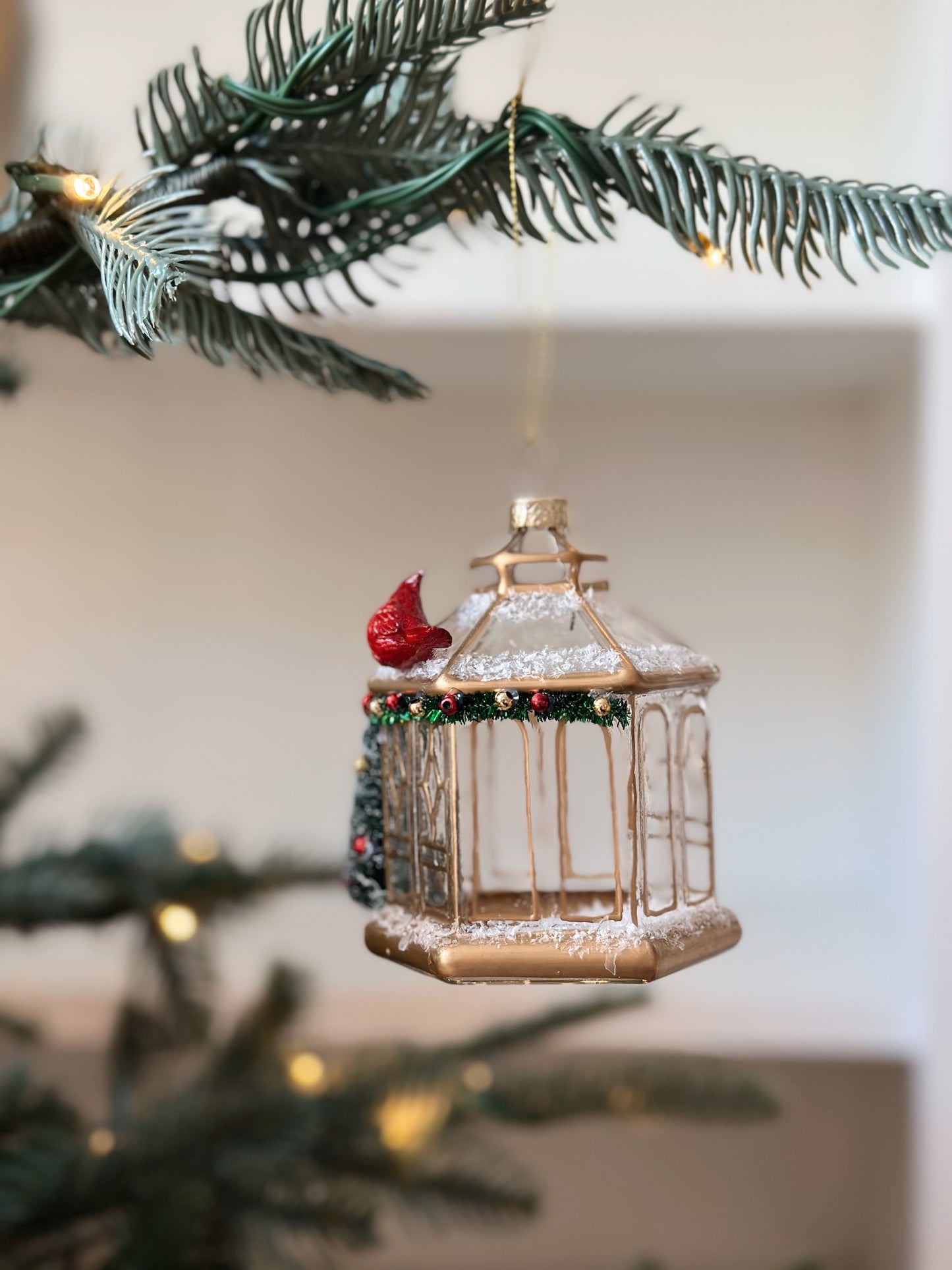 Glass Gazebo Ornament