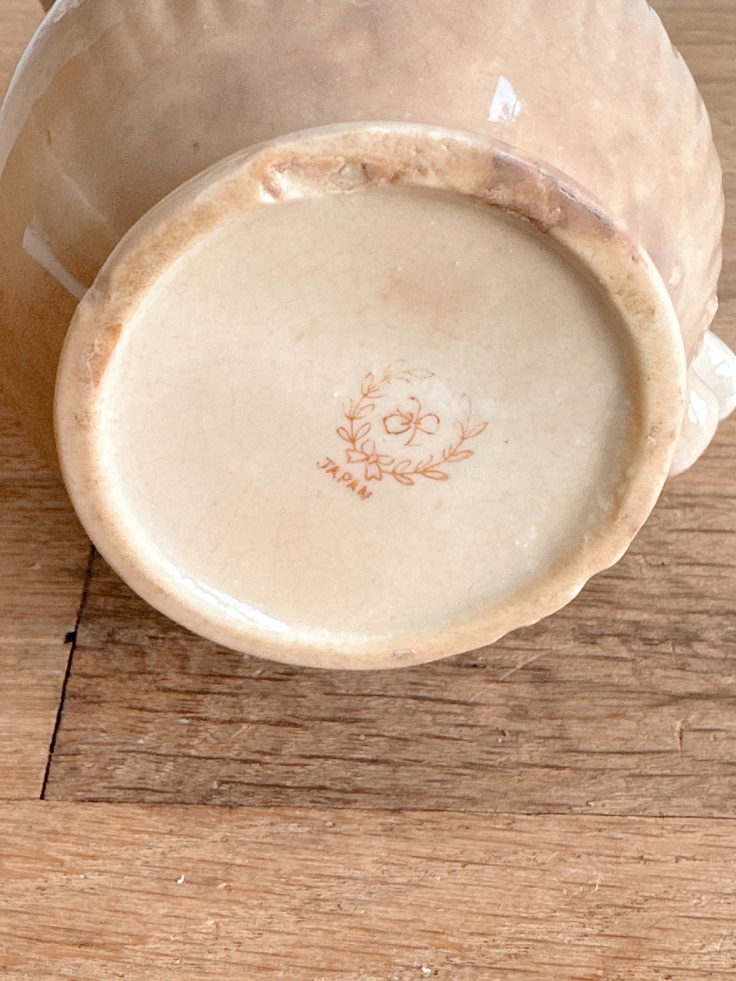 Beautifully Stained Ironstone Creamer, Japan