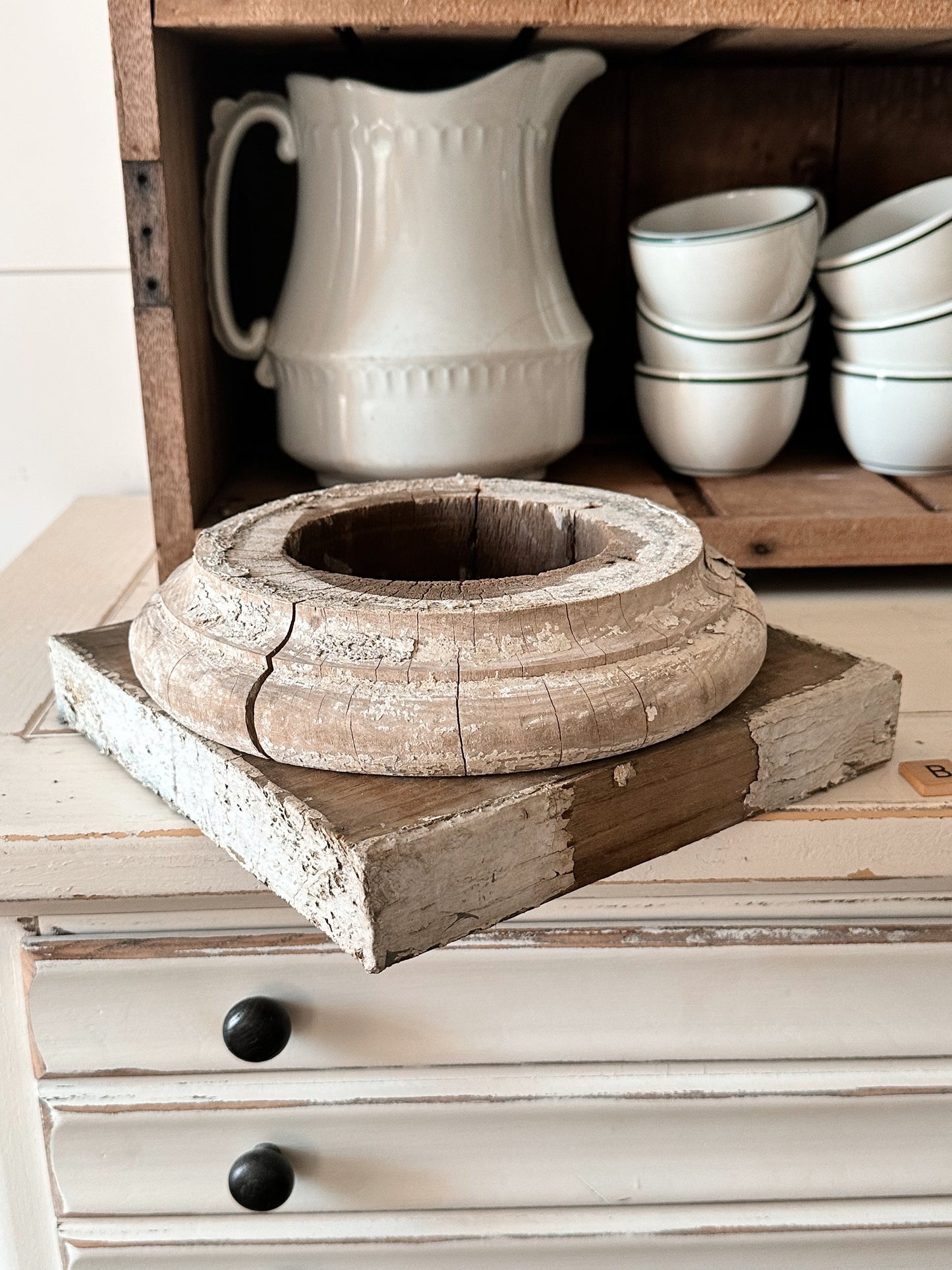 Chippy Salvage Column Base Riser