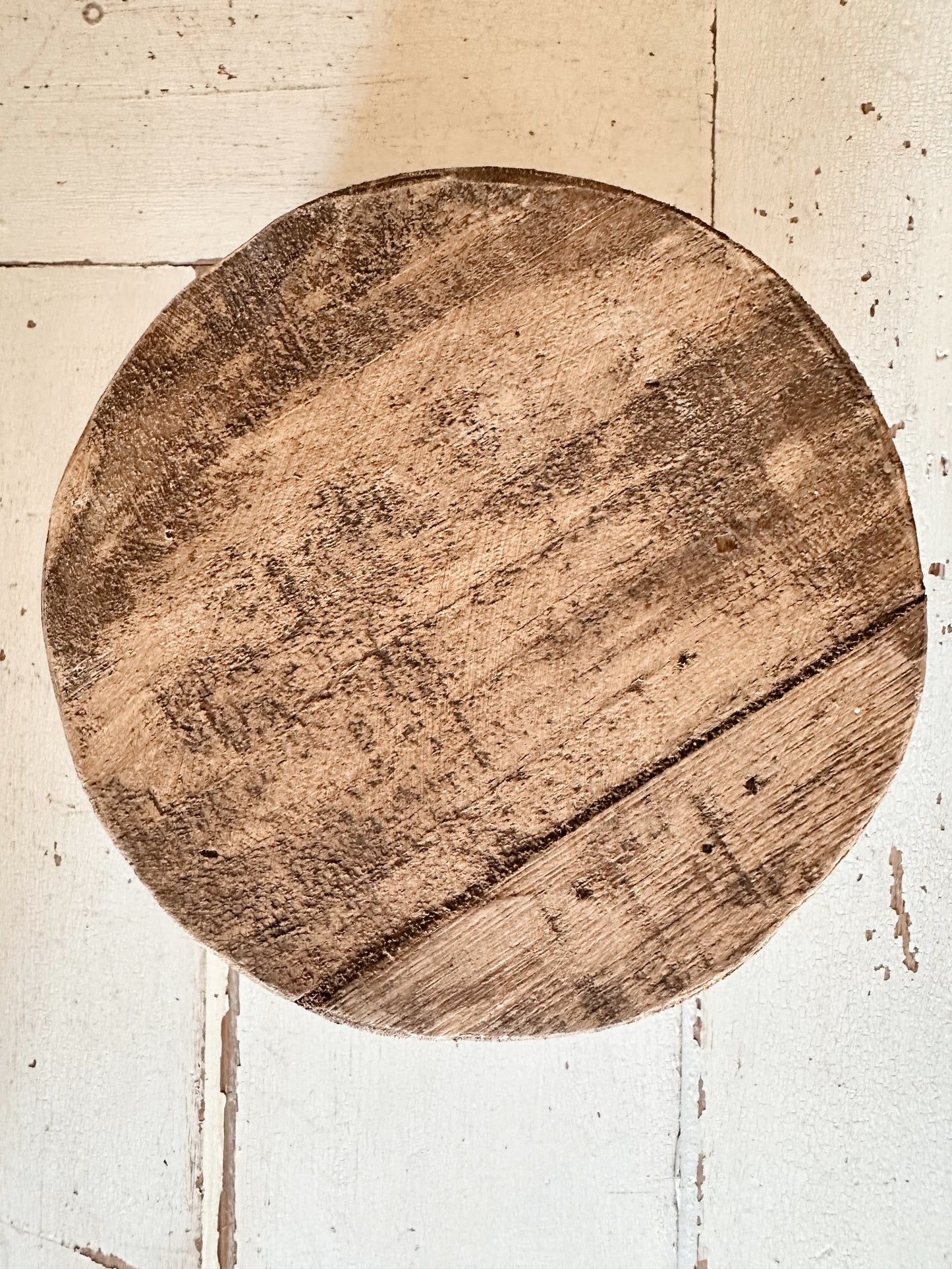Reclaimed Wood Mini Stool
