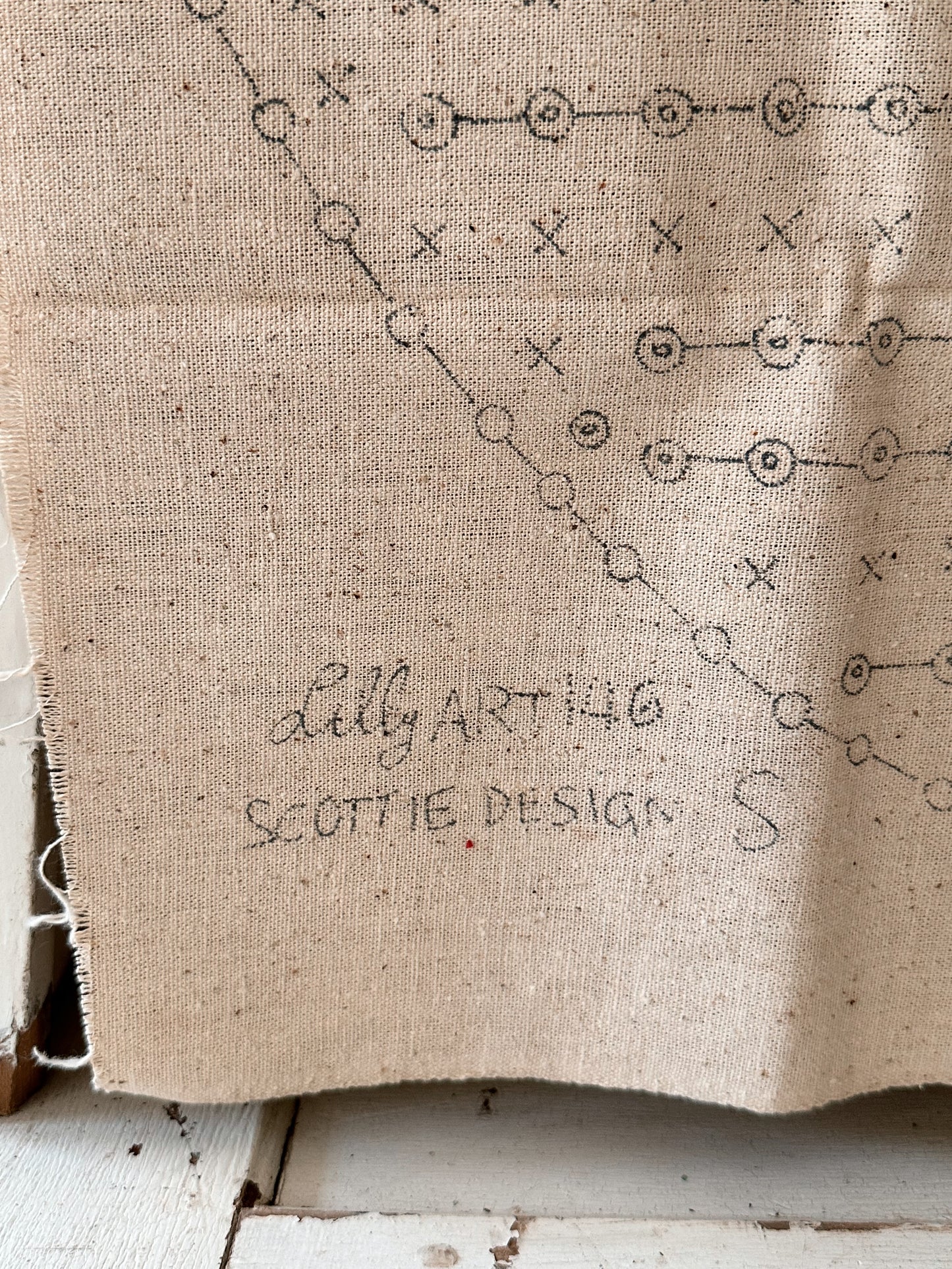 Vintage Rug Pattern (Scottie Dog)