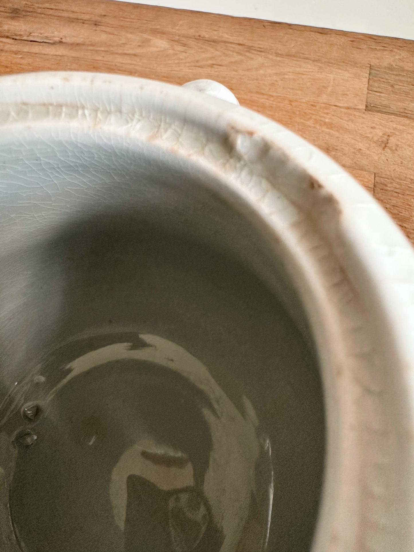 Antique Ironstone Sugar Pot