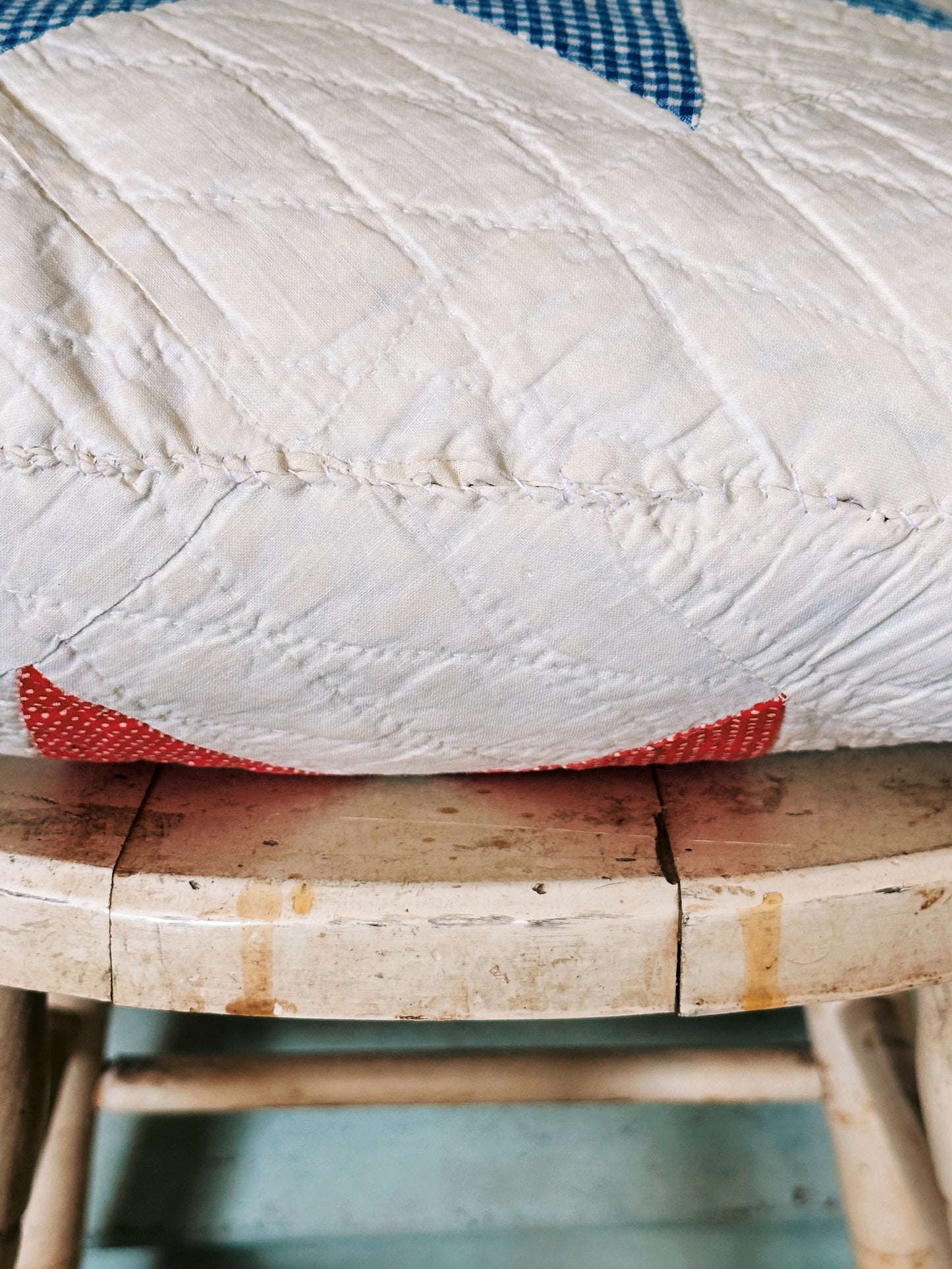 Handmade Vintage Quilt Pillow
