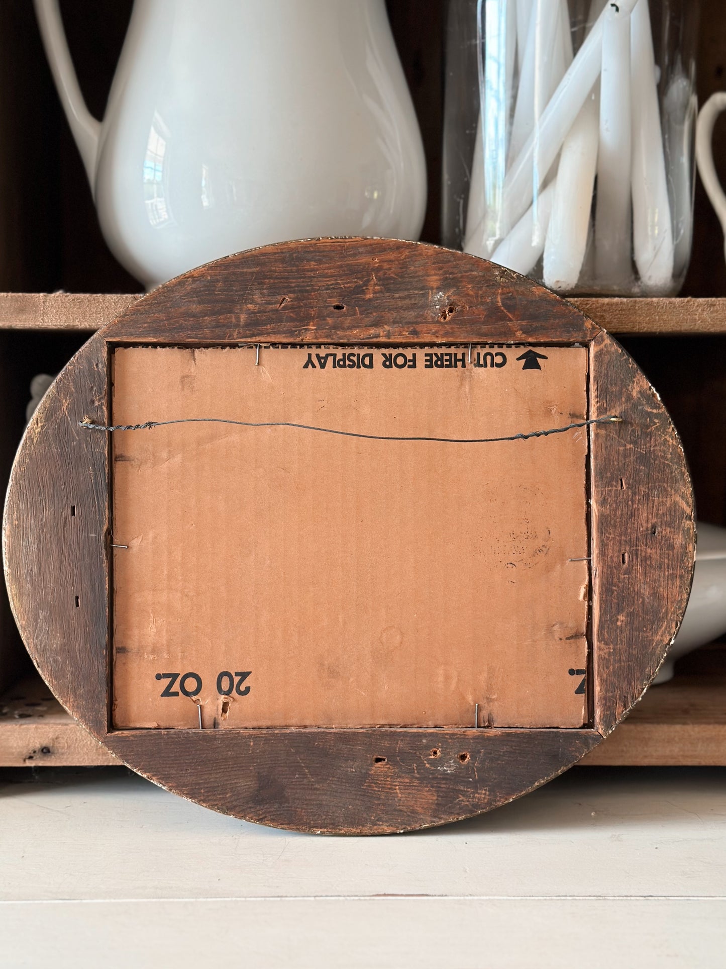 Beautiful Antique Wood Framed Print