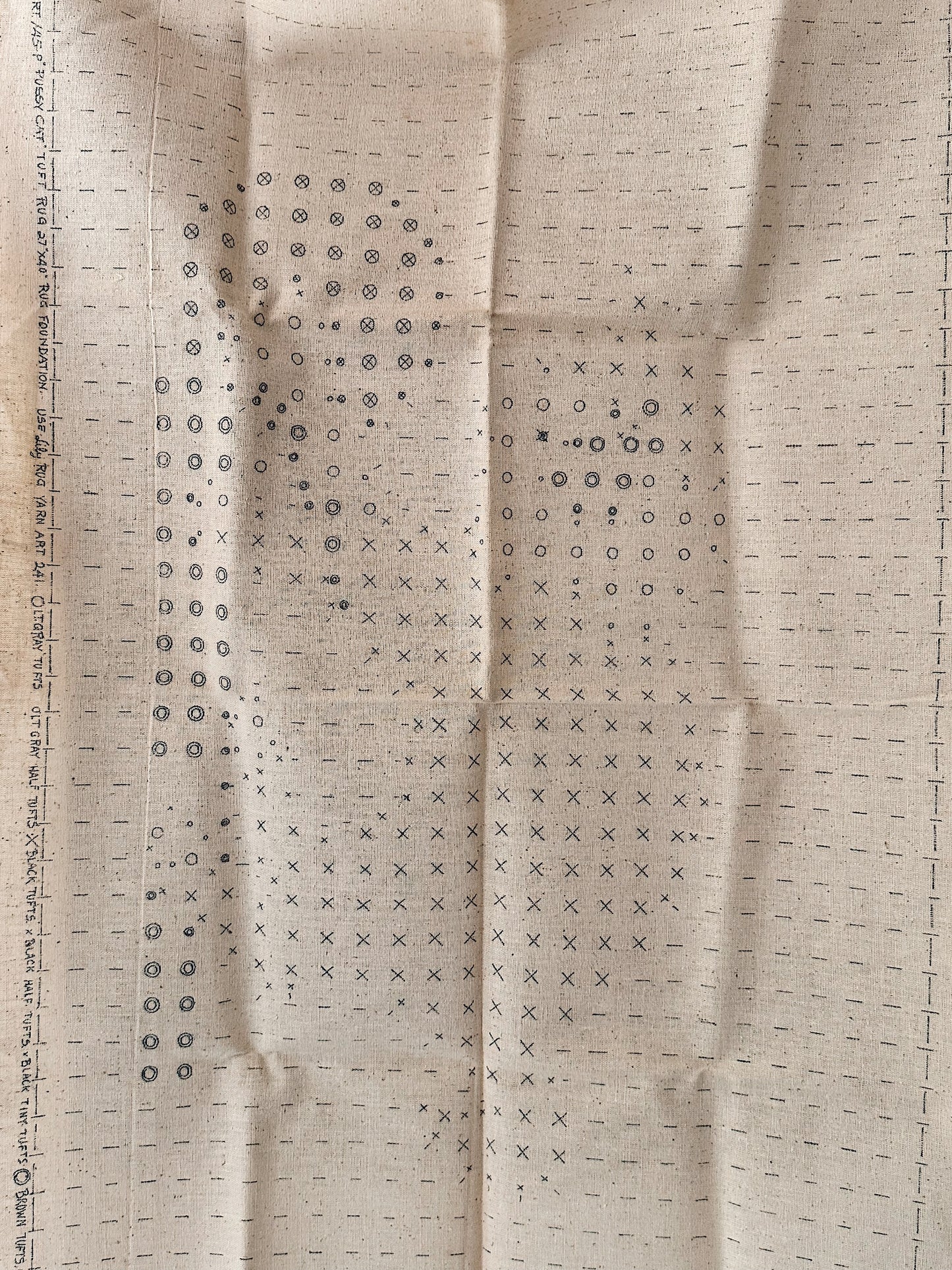 Vintage Rug Pattern (pussy cat)