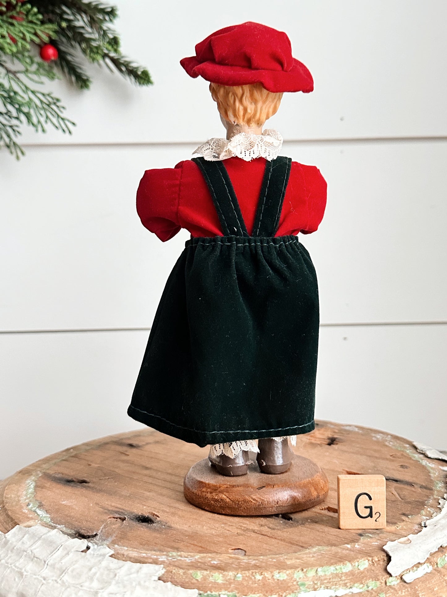 Vintage Victorian Style Caroler