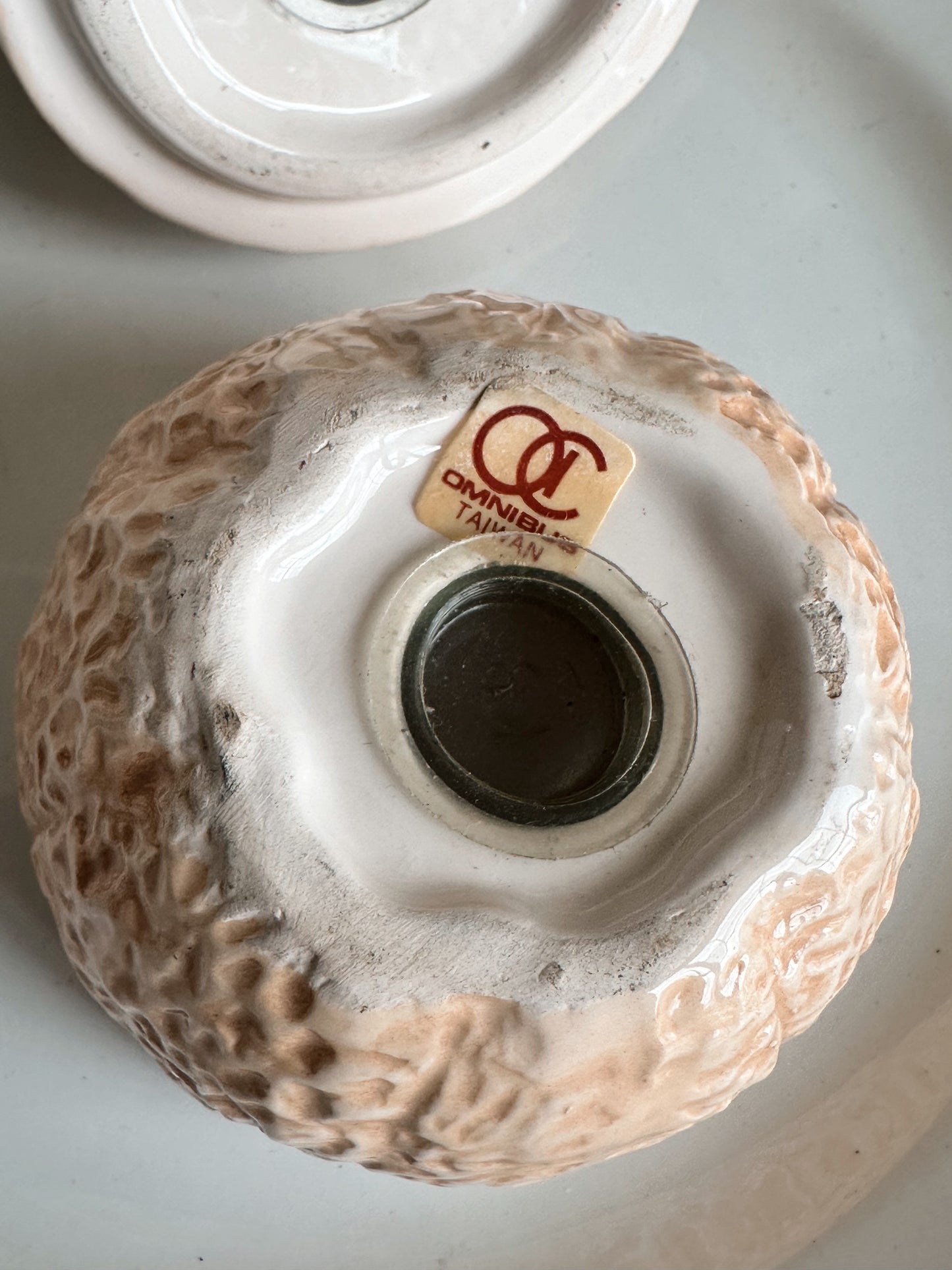 Vintage Cantaloupe Salt & Pepper Shaker Set