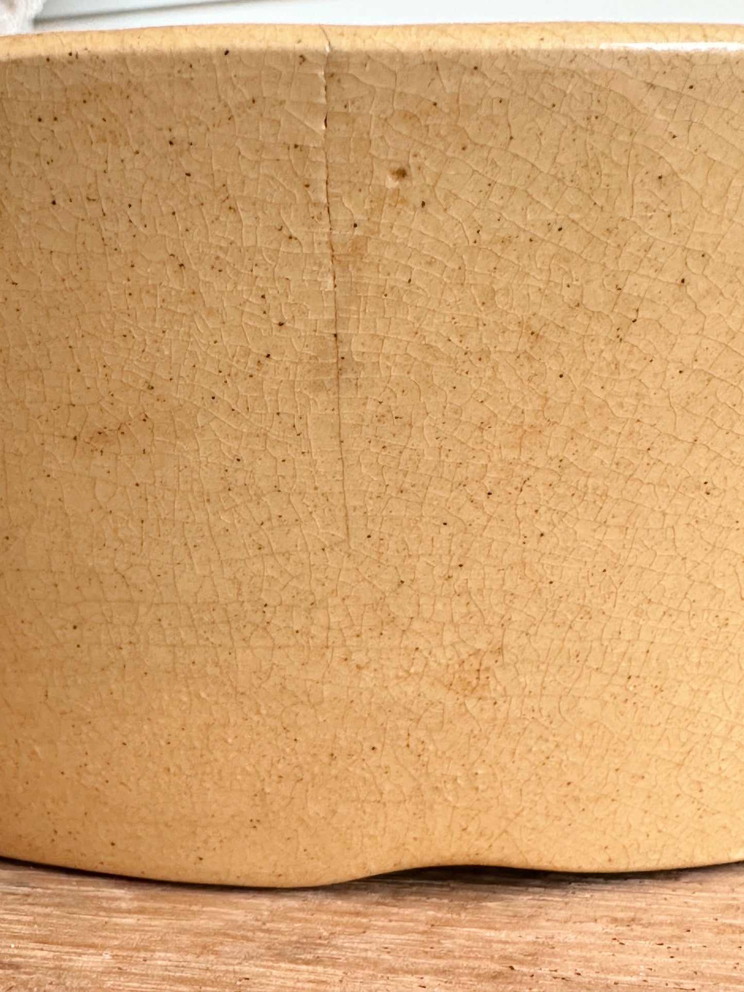 Vintage Yellow Ware Milk Pan