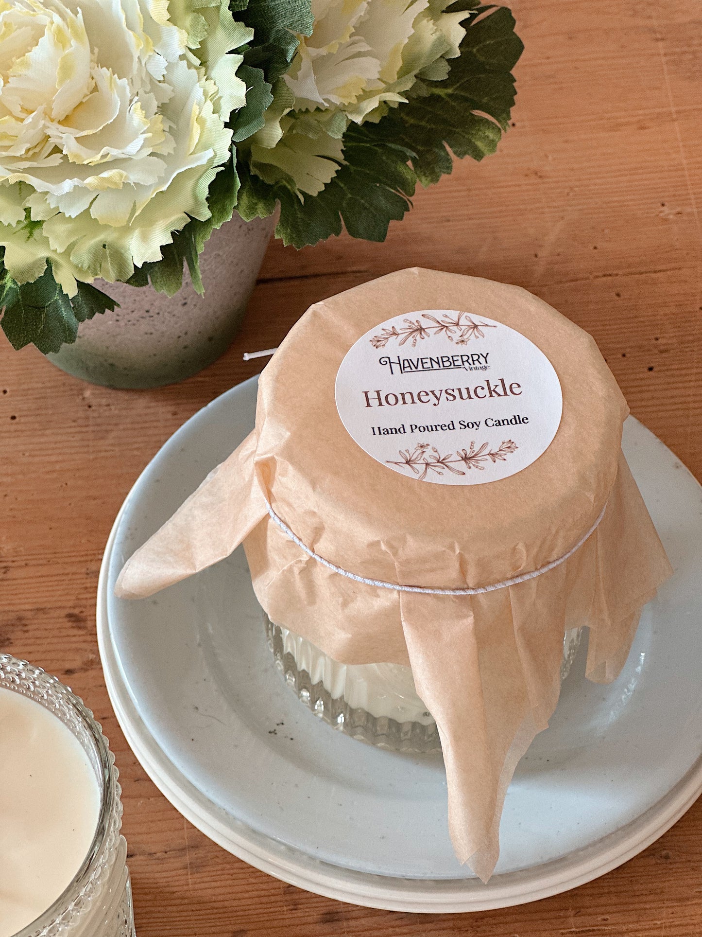 Limited Edition Hand Poured Honeysuckle Candle