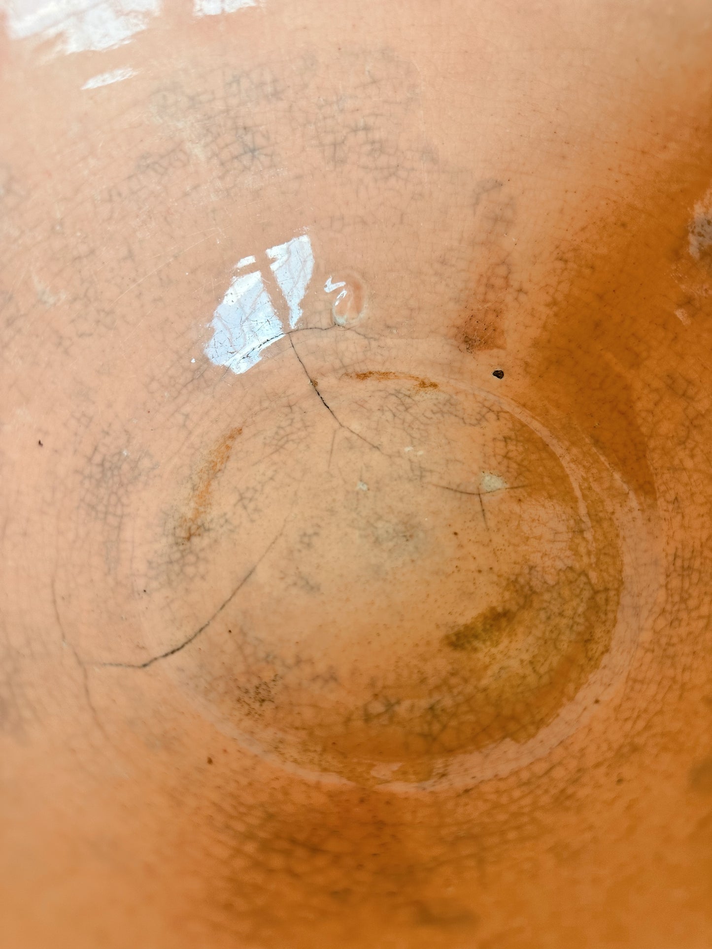 Darling Vintage Pink Stoneware Bowl