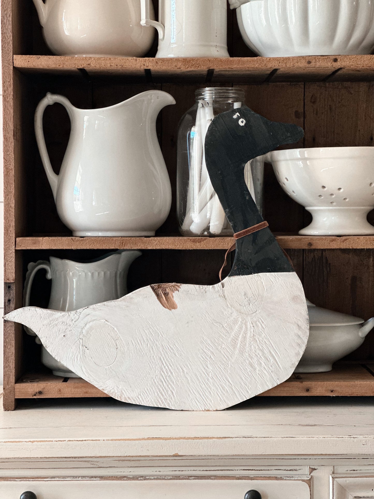 Vintage Wood Goose Decoy