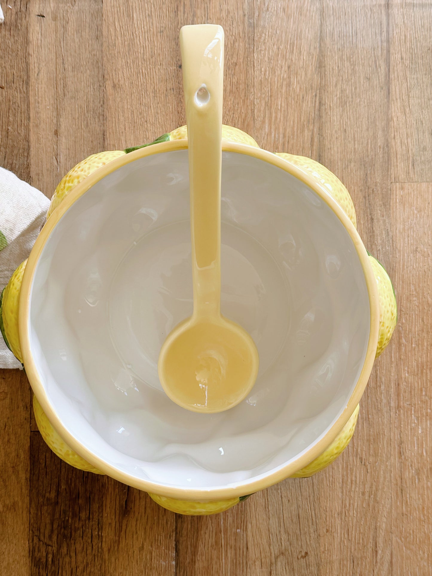 Lemon Punch Bowl & Ladle