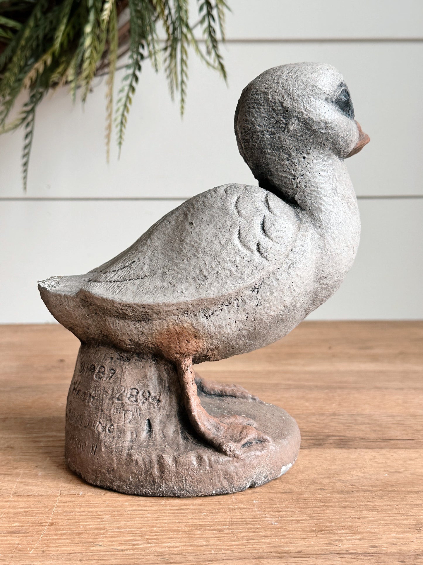 Vintage Concrete Duckling