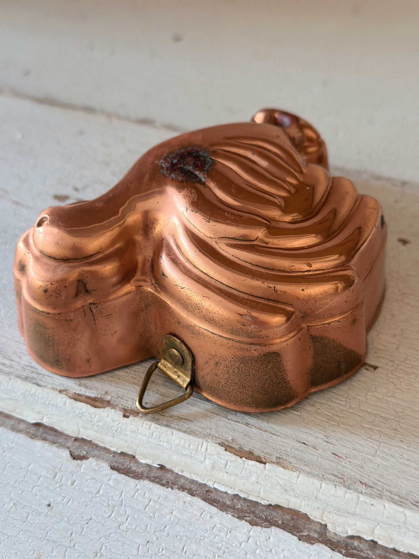 Petite Vintage Copper Rooster Mold