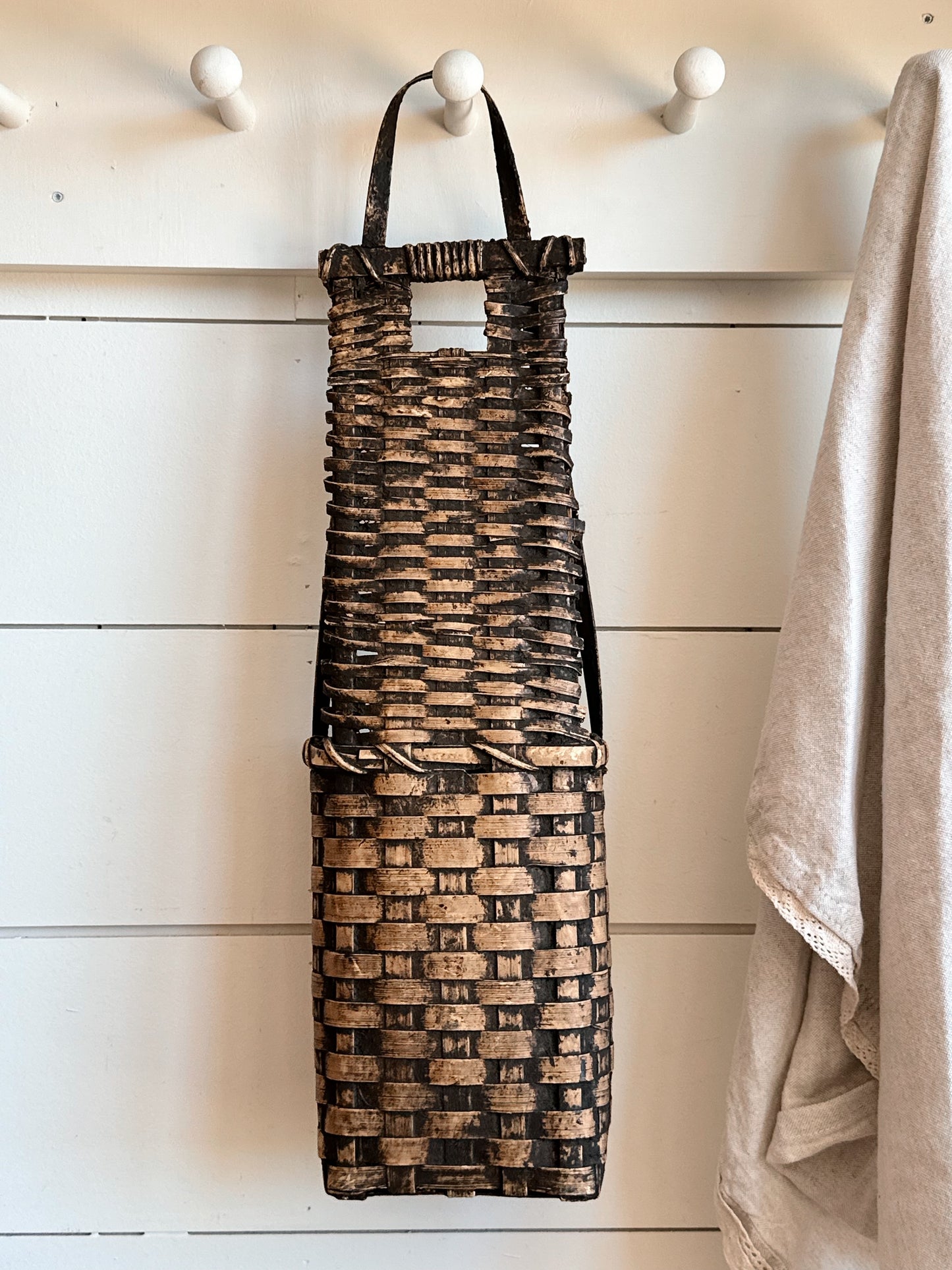 Unique Woven Vintage Basket